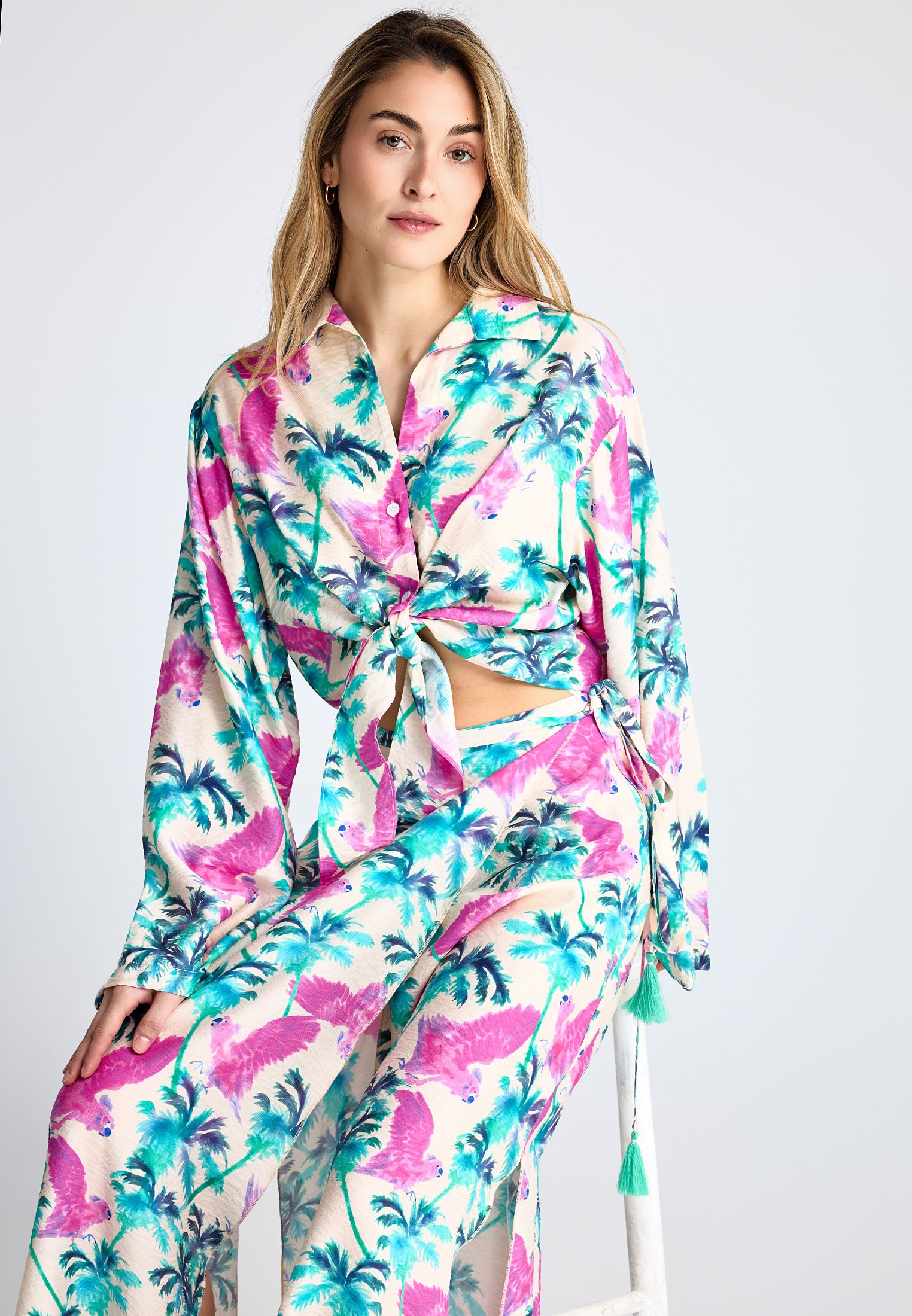 Women's Midi Skirts Funky Buddha Fuchsia