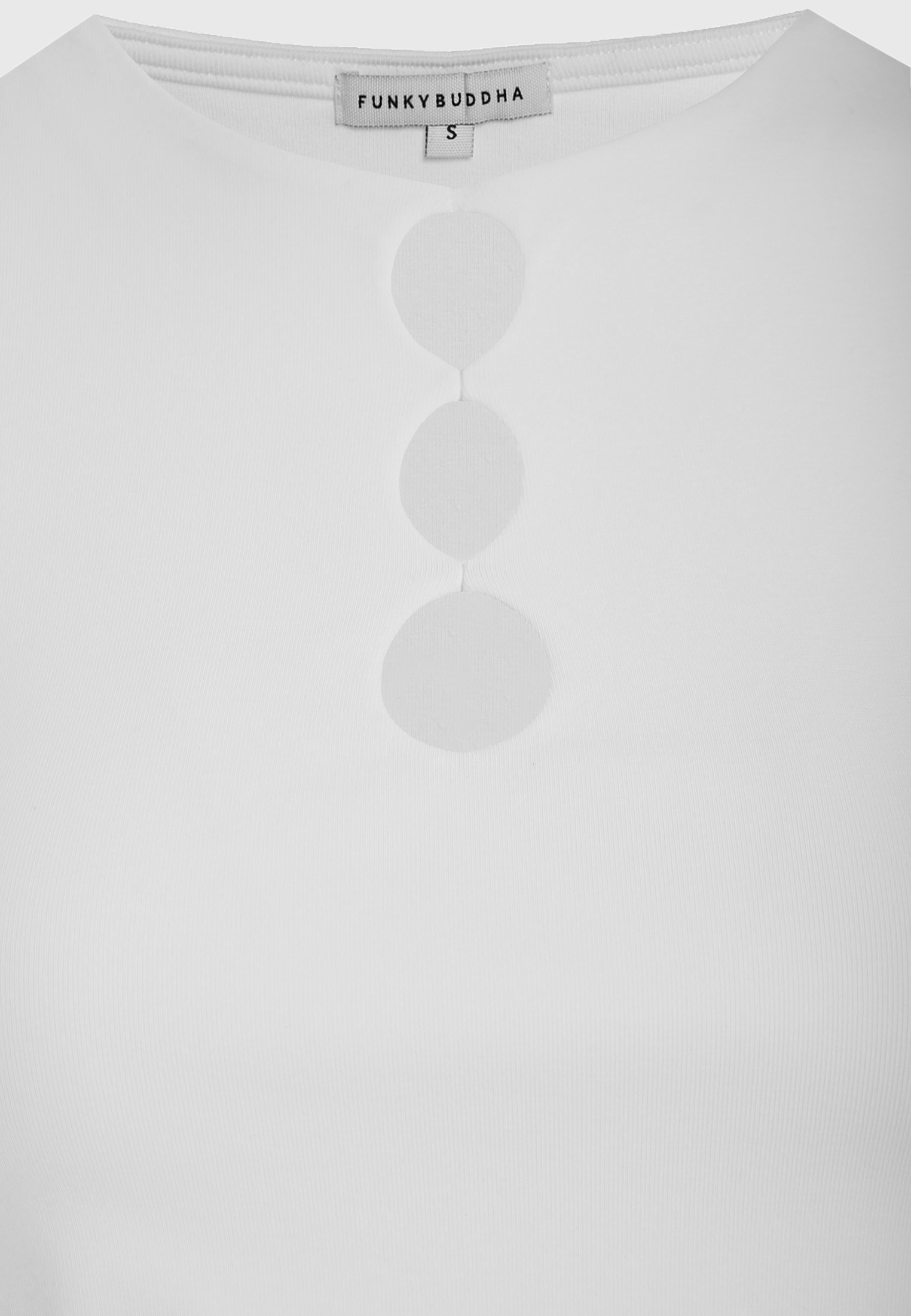 Women's Blouses Funky Buddha White