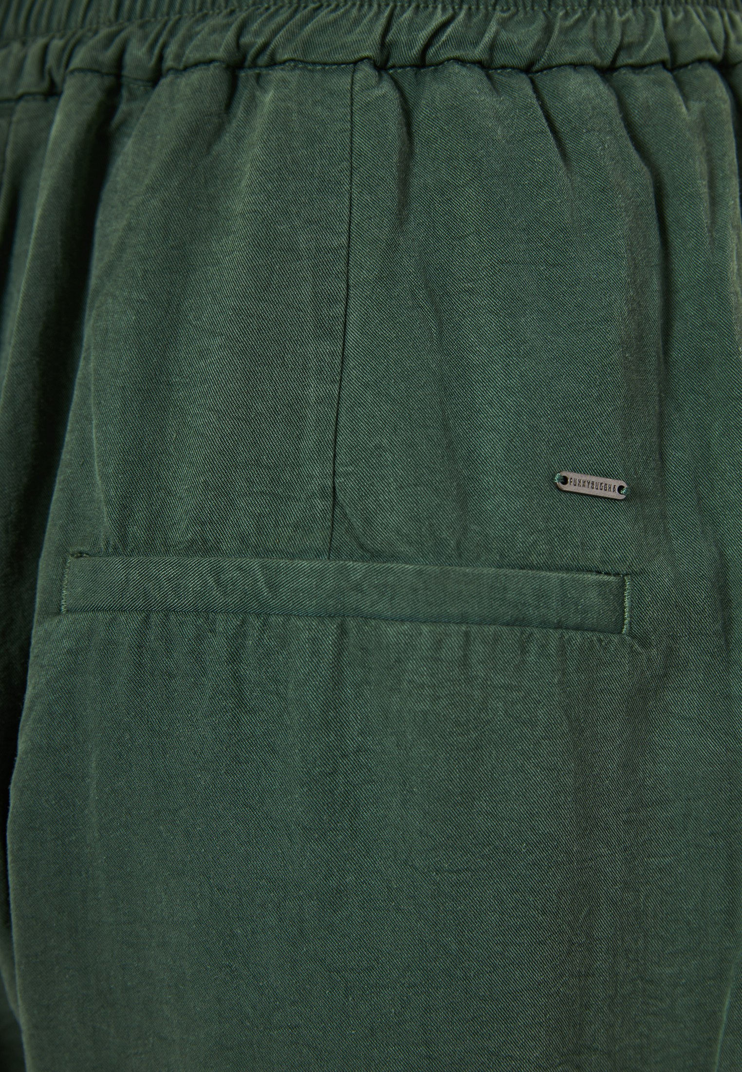 Women's Trousers Funky Buddha Green