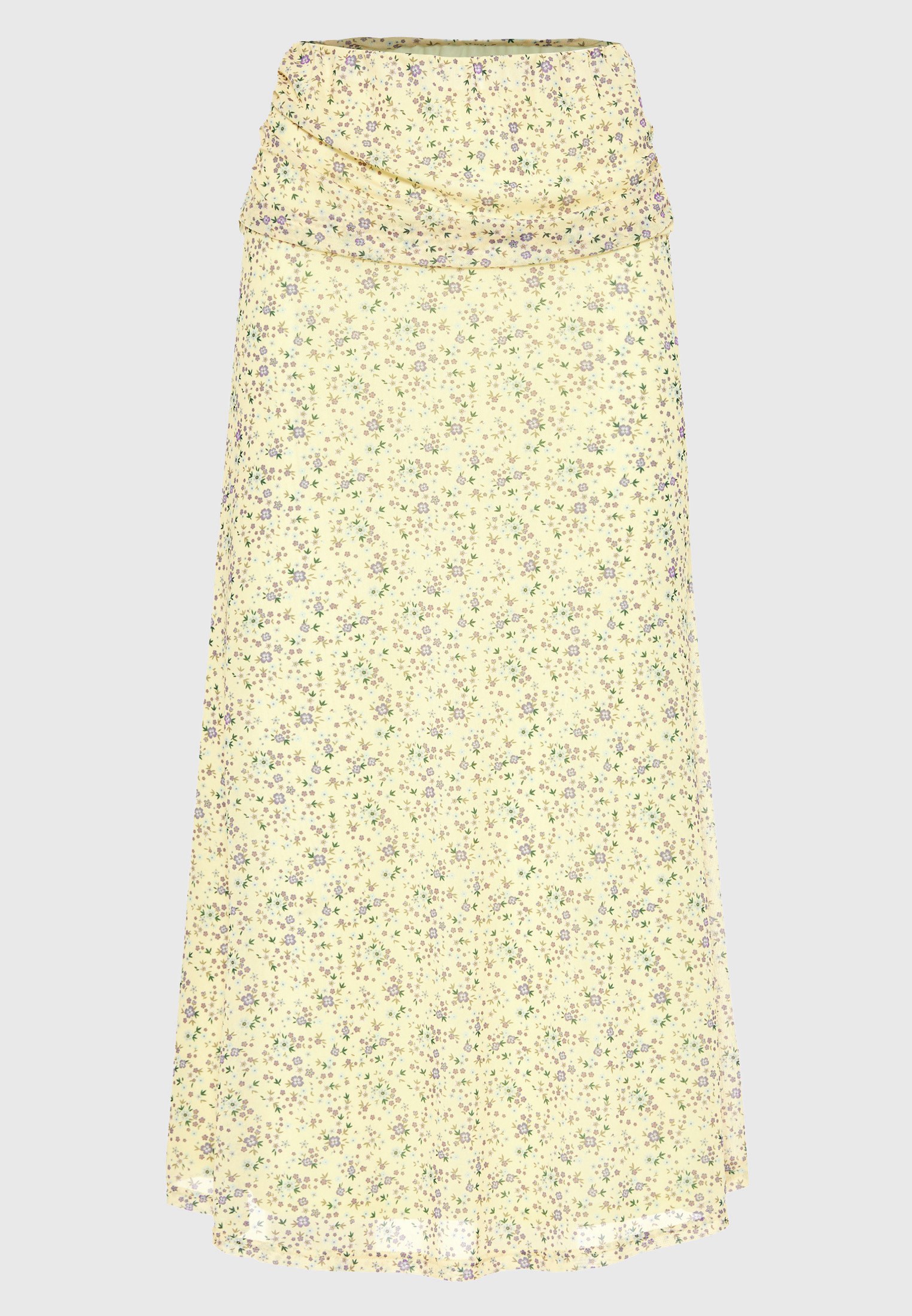 Women's Midi Skirts Funky Buddha Yellow