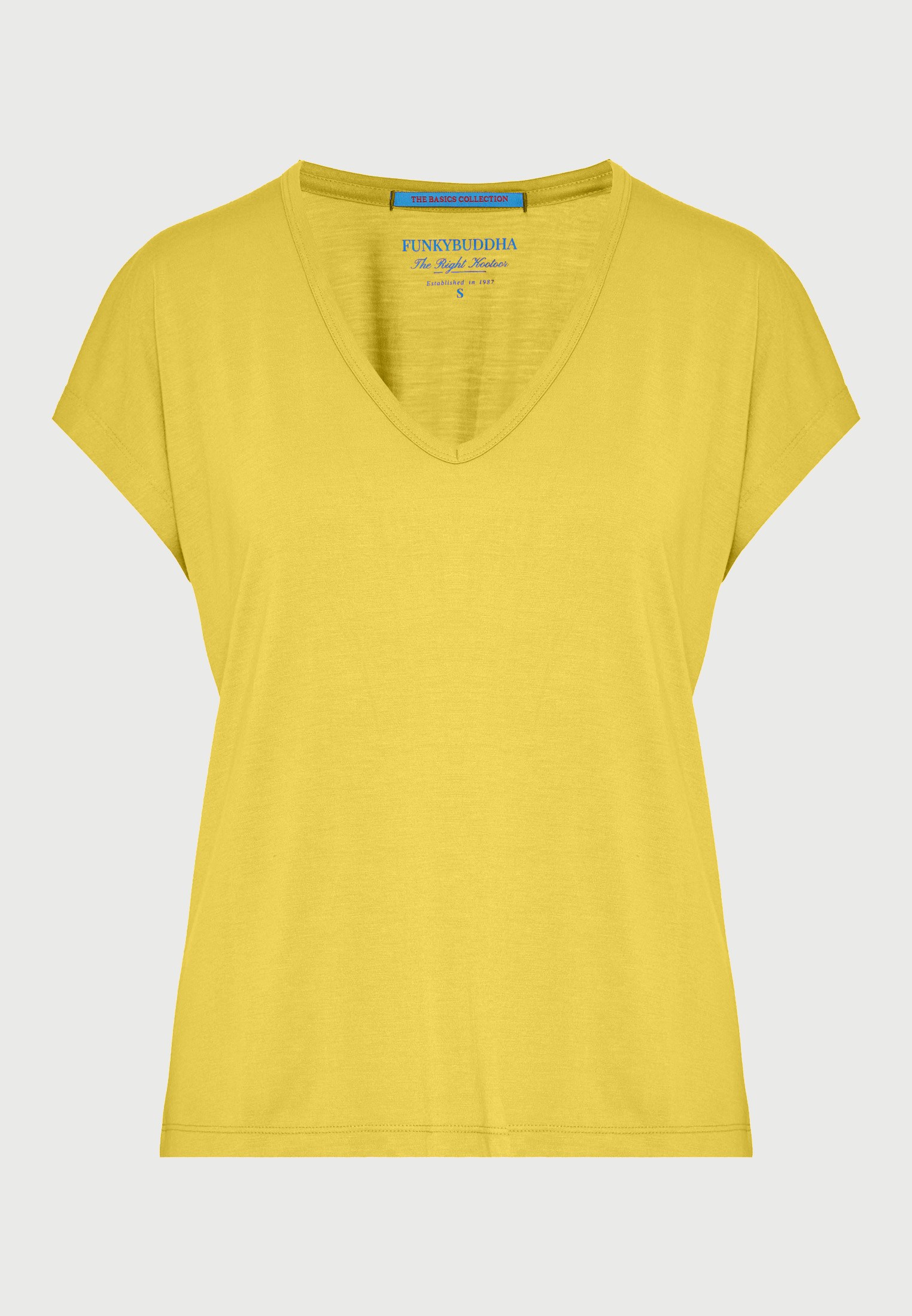 Γυναικείο t-shirt με V λαιμόκοψη - The basics collection