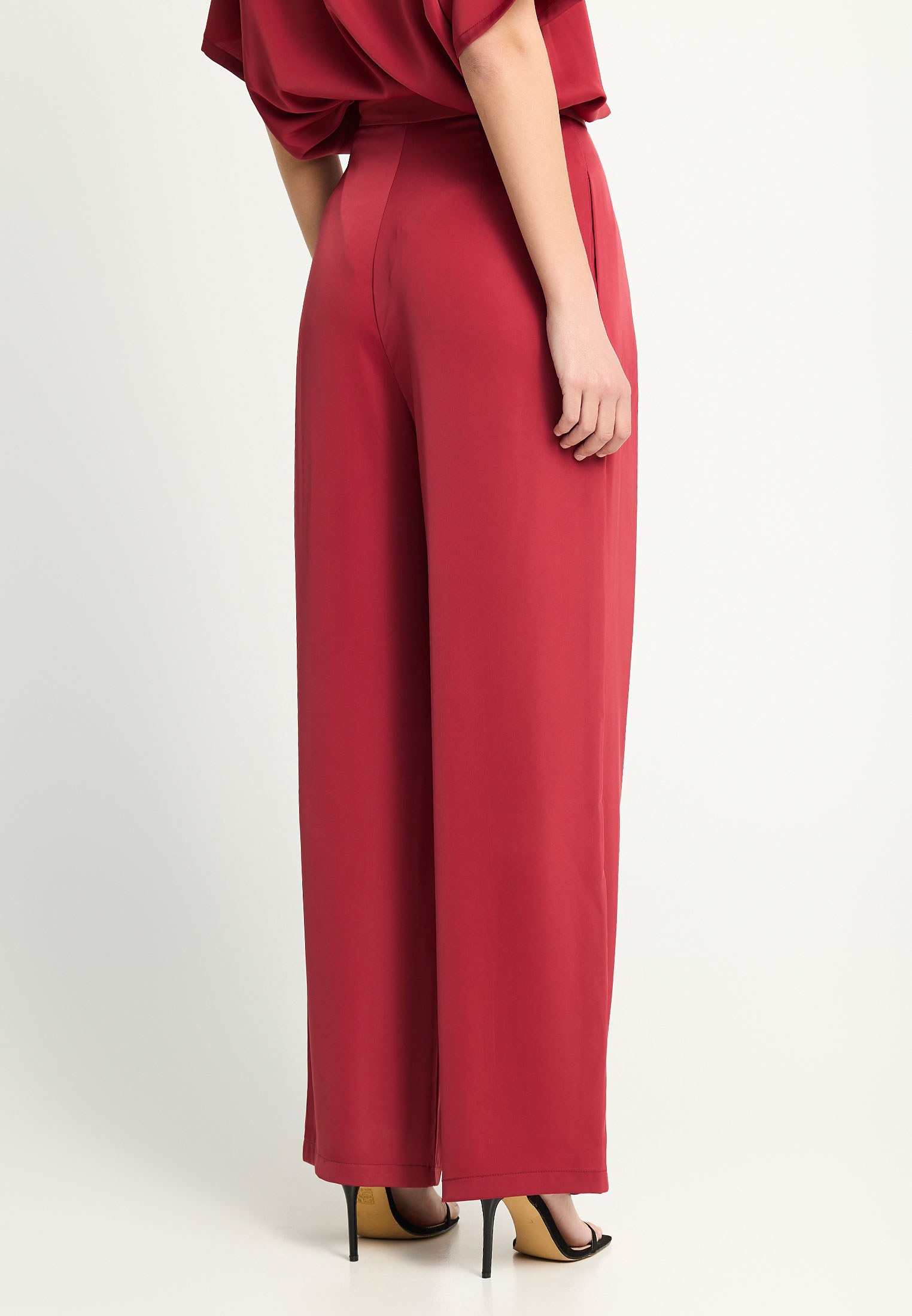 Γυναικεία wide leg παντελόνα