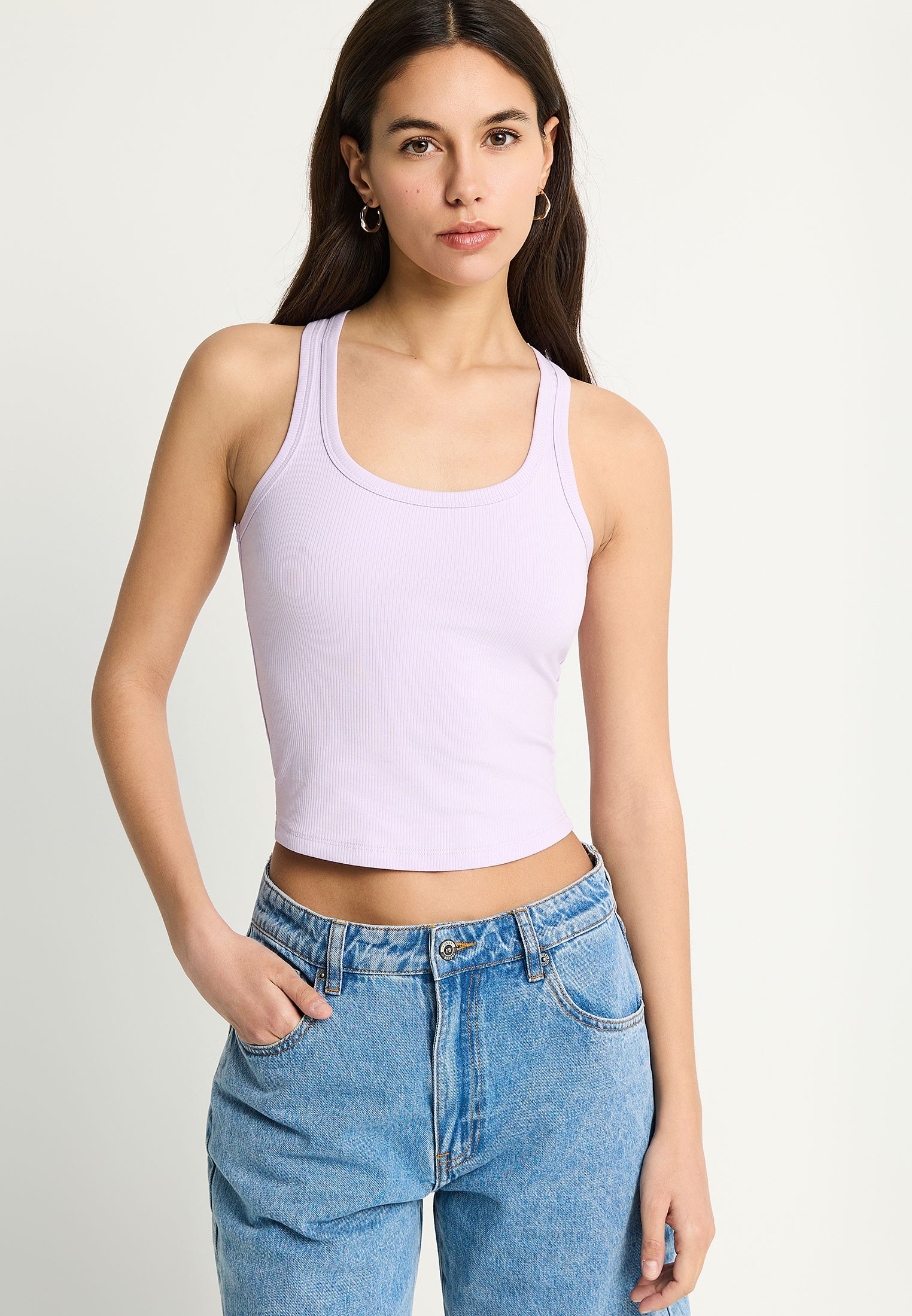 Women's Sleeveless Tops Funky Buddha Purple