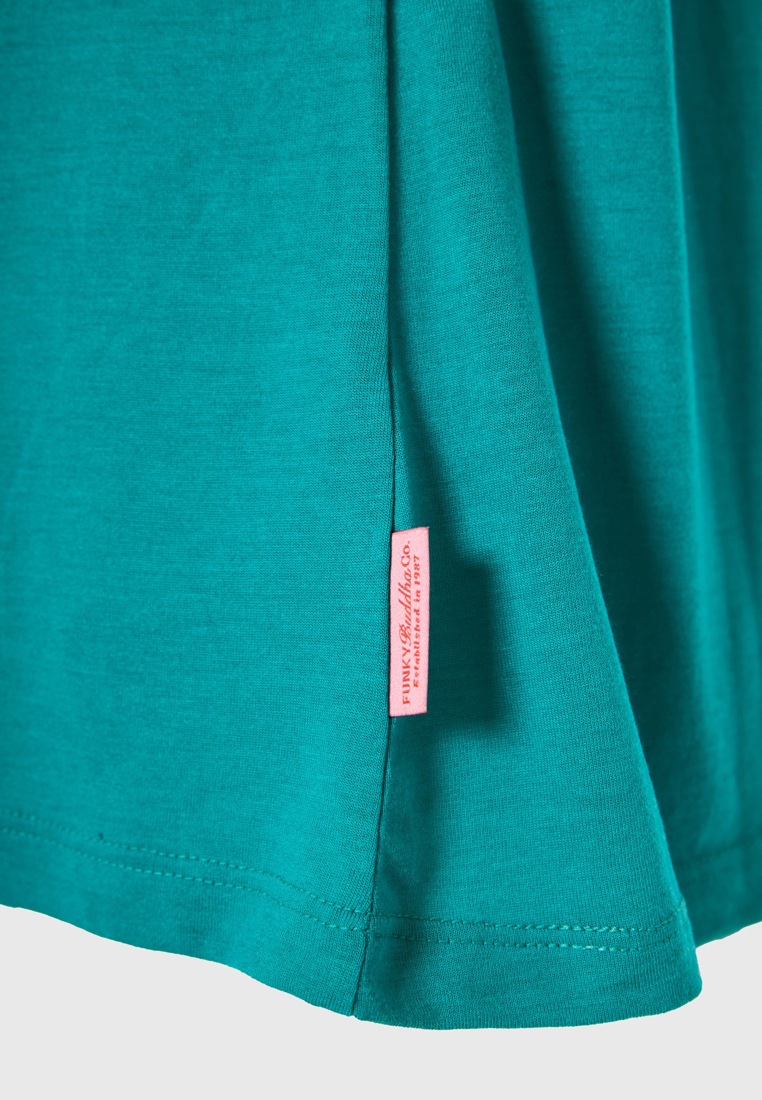 Women's T-Shirts Funky Buddha Green