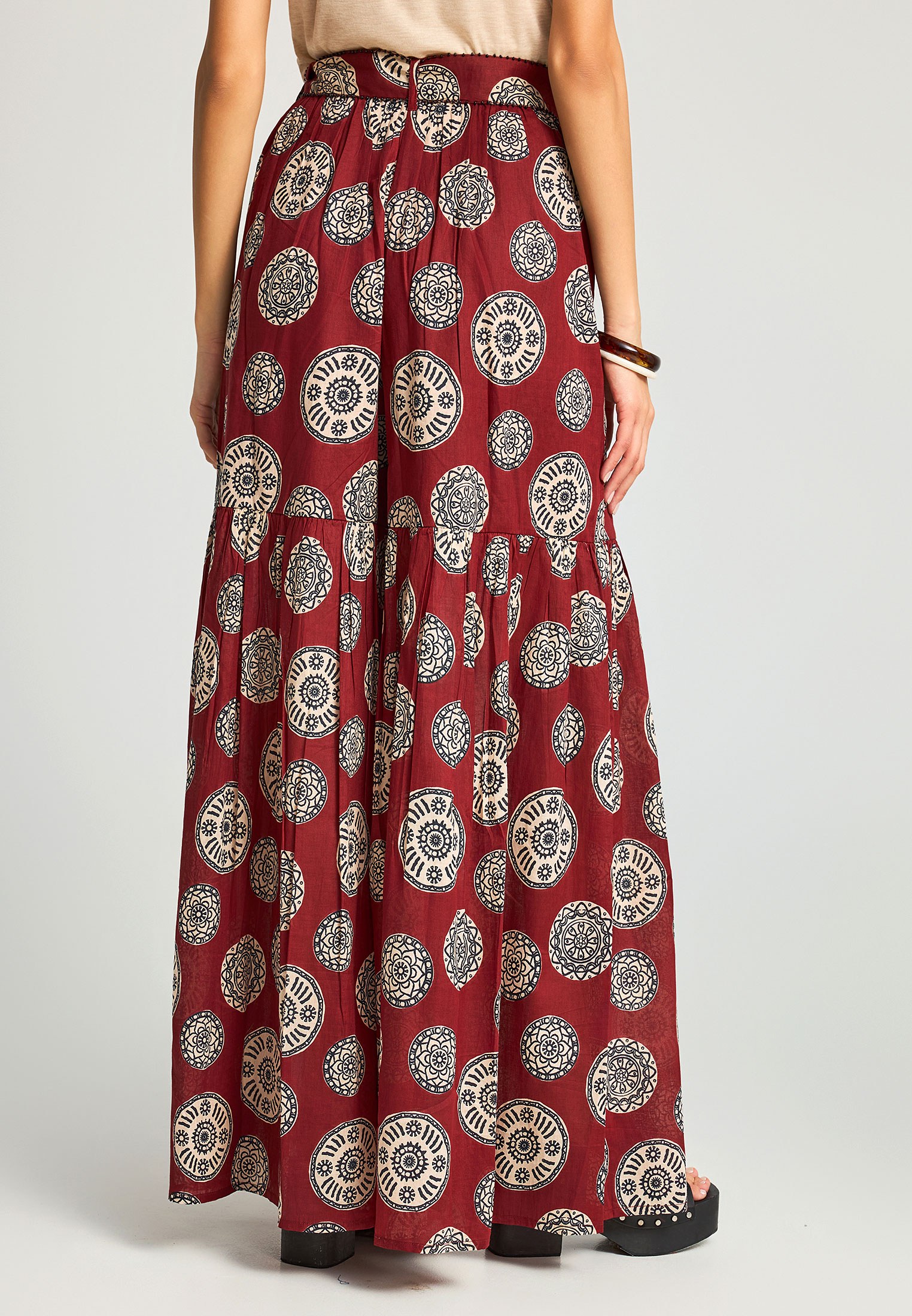 Women's Trousers Funky Buddha Brown