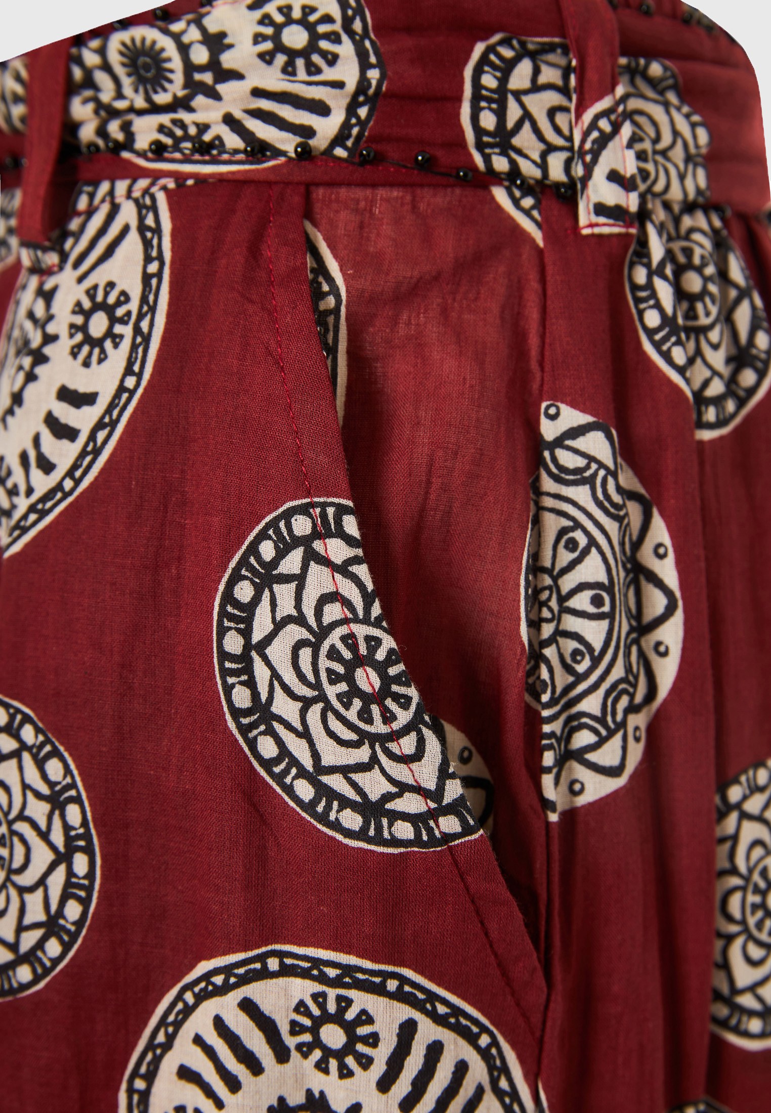 Women's Trousers Funky Buddha Brown