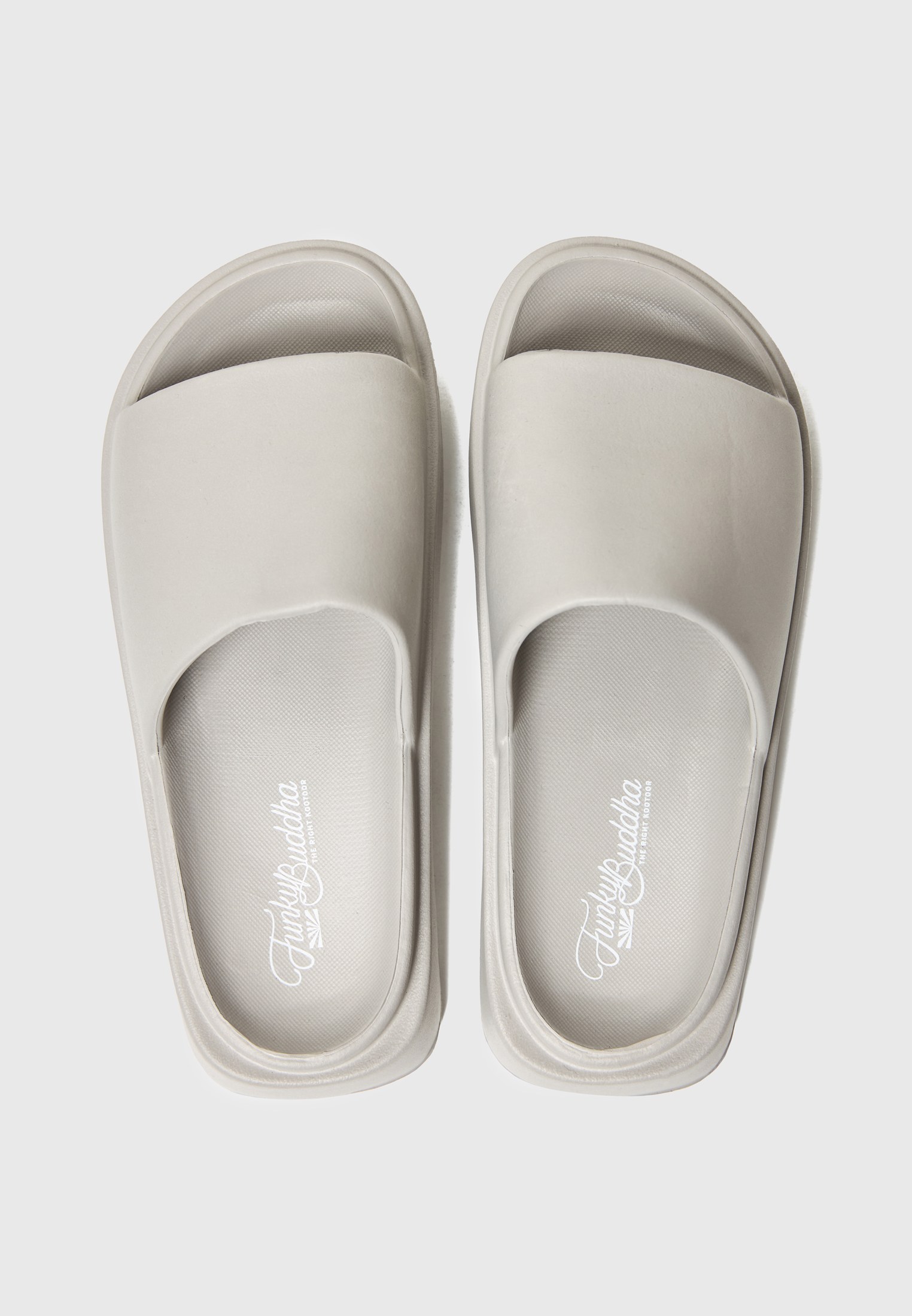 Women's Flip Flops Funky Buddha Gray