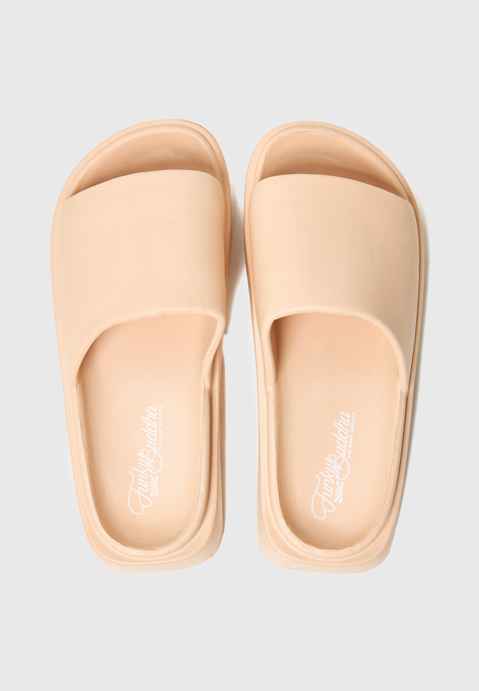 Women's Flip Flops Funky Buddha Gray