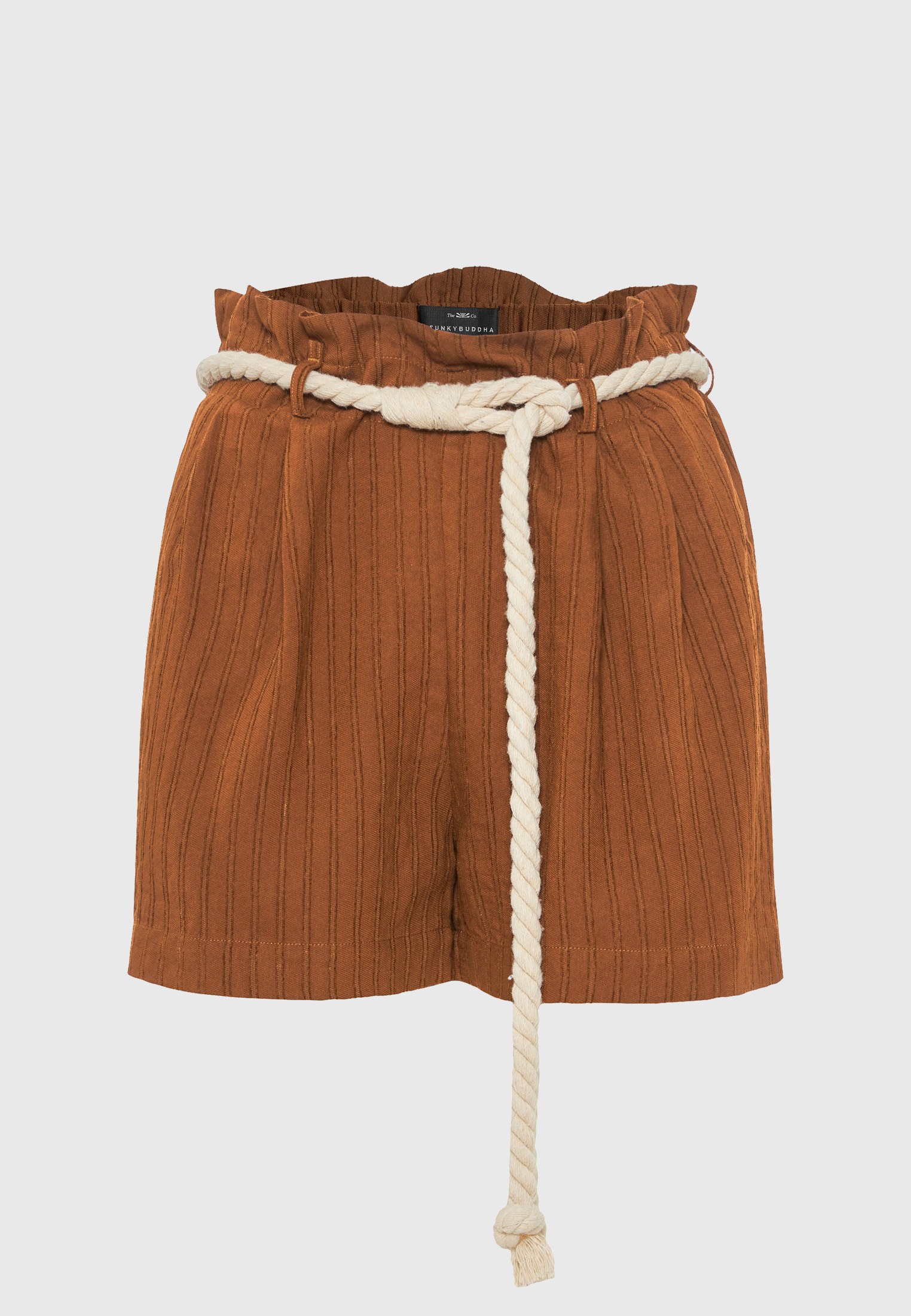 Women's Shorts Funky Buddha Brown
