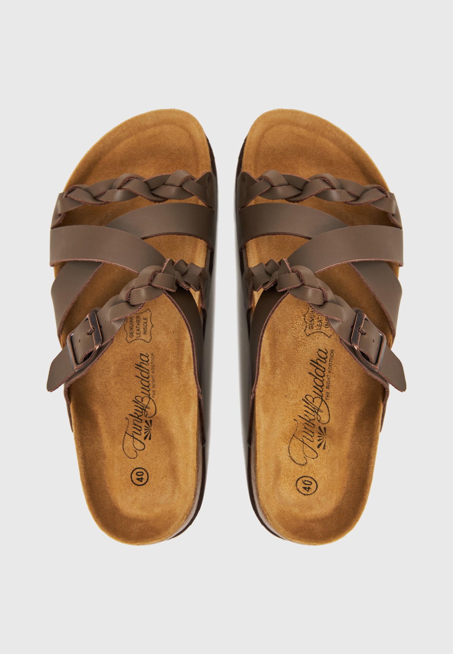 Women's Sandals Funky Buddha Brown