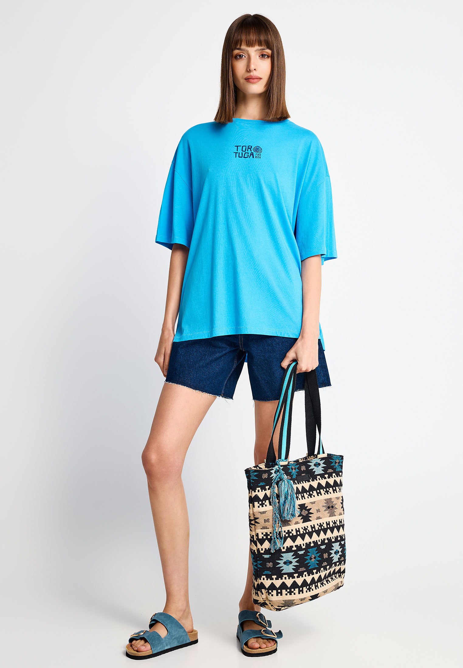 Ethnic jacquard τσάντα ώμου φωτογραφία