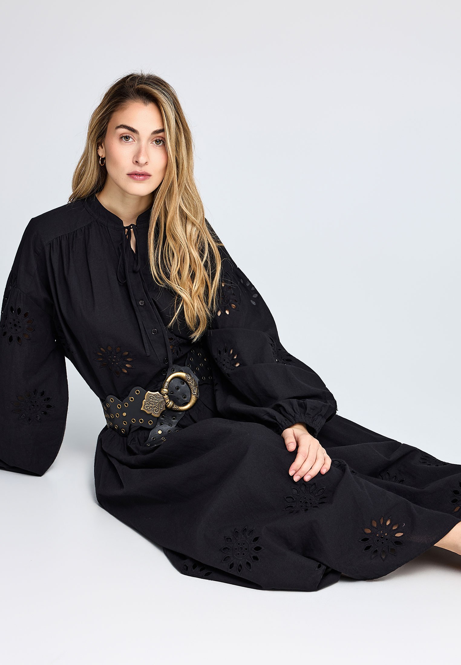 Women's Midi Skirts Funky Buddha Black