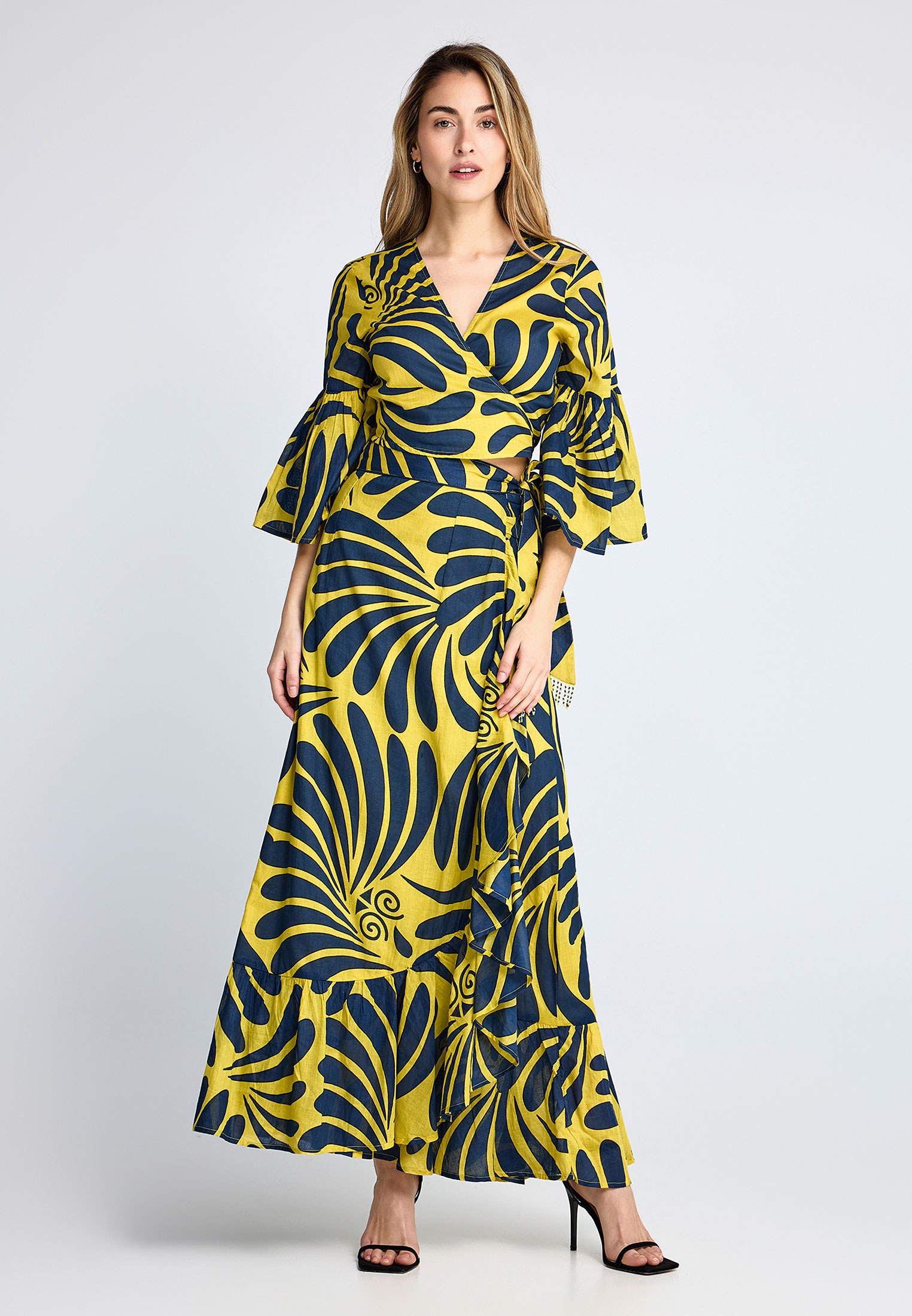 Women's Blouses Funky Buddha Yellow