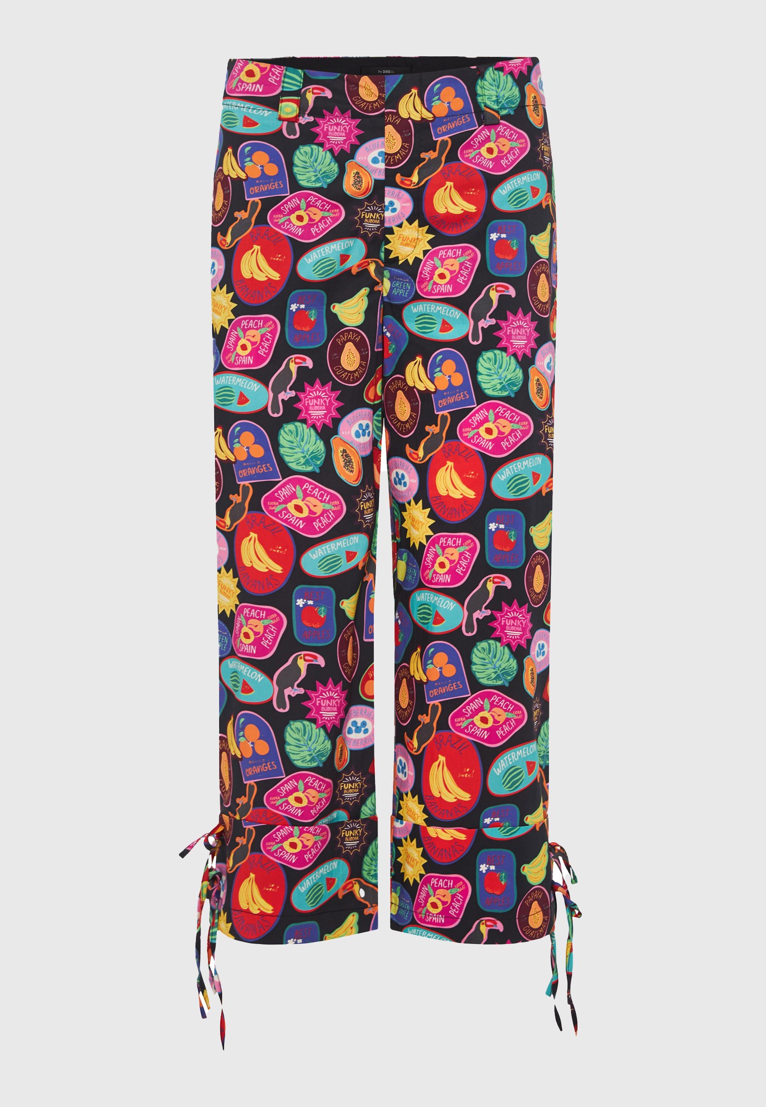 Γυναικείο chino παντελόνι με μοτίβο φωτογραφία