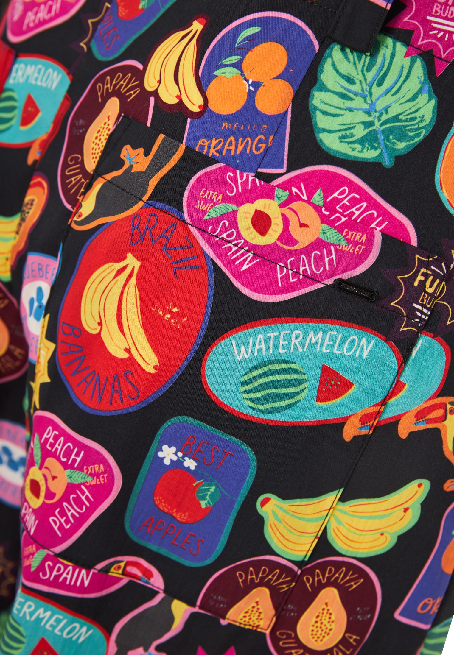 Γυναικείο chino παντελόνι με μοτίβο φωτογραφία