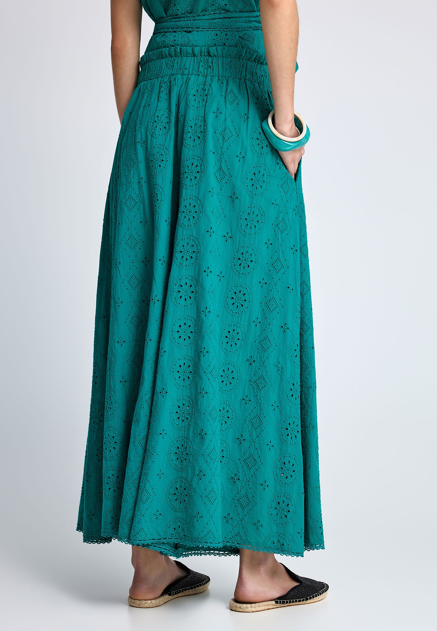 Women's Trousers Funky Buddha Green