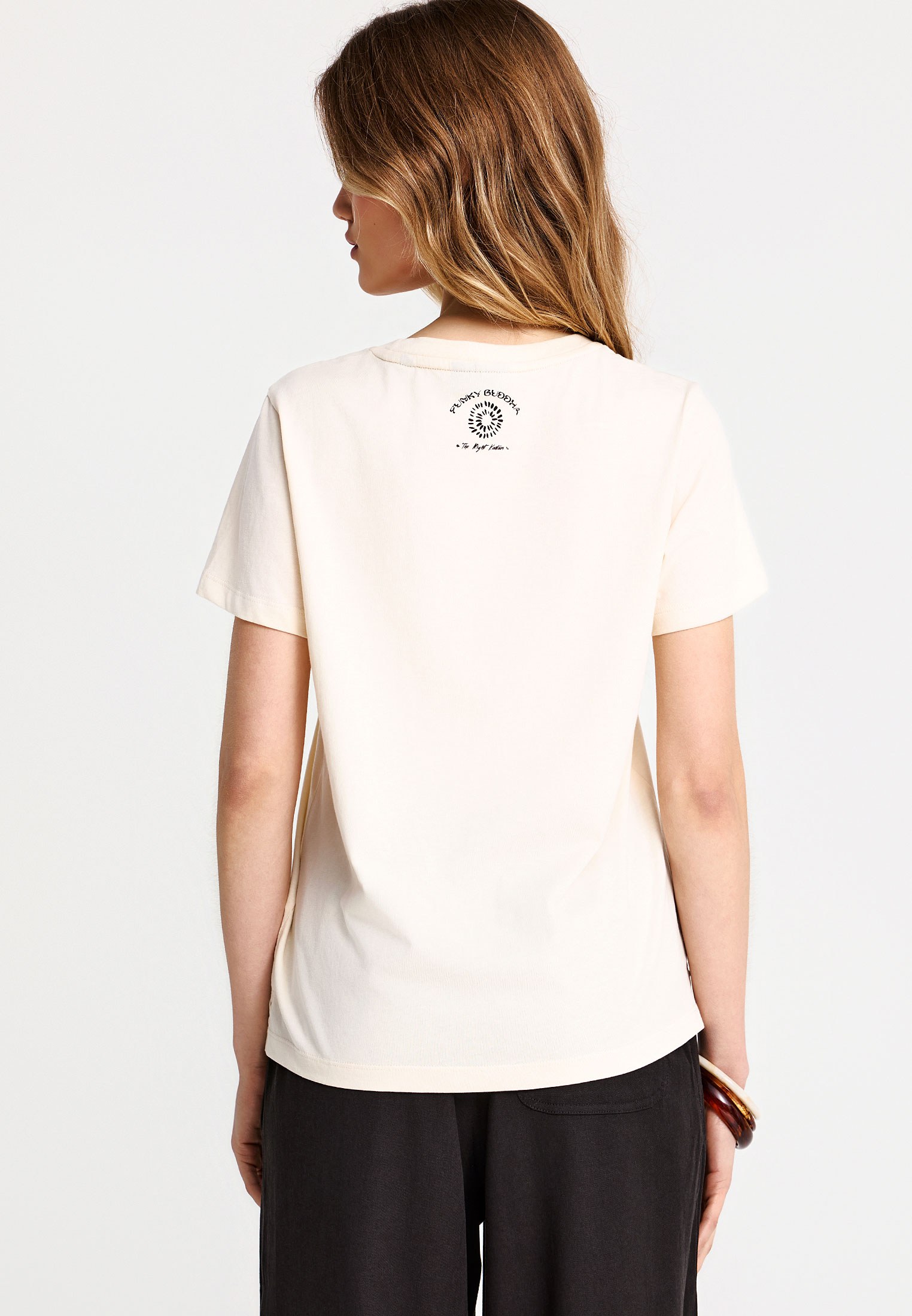 Women's Shirts Funky Buddha White