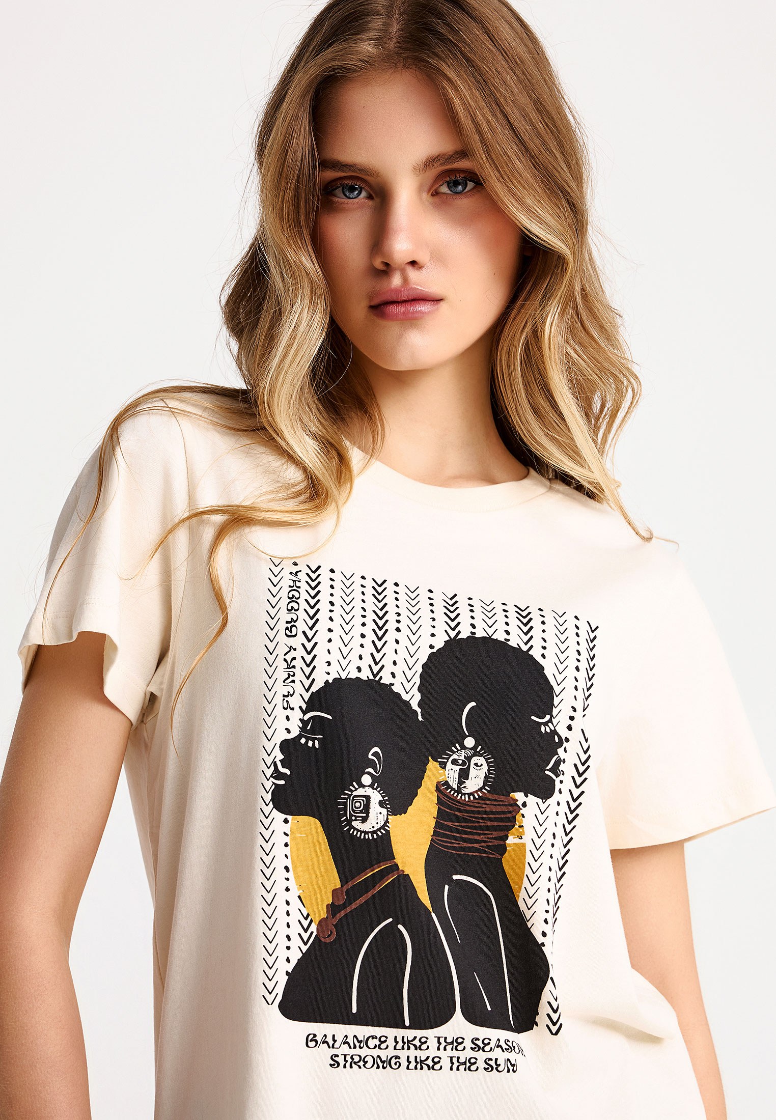 Women's Shirts Funky Buddha White