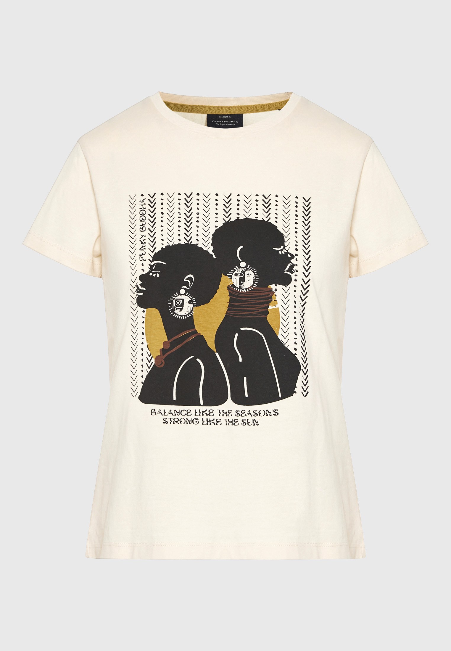 Women's Shirts Funky Buddha White