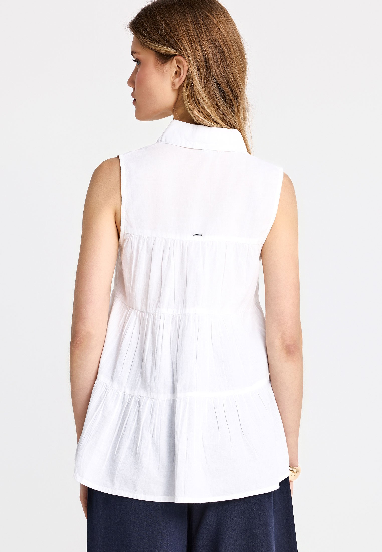 Women's Shirts Funky Buddha White