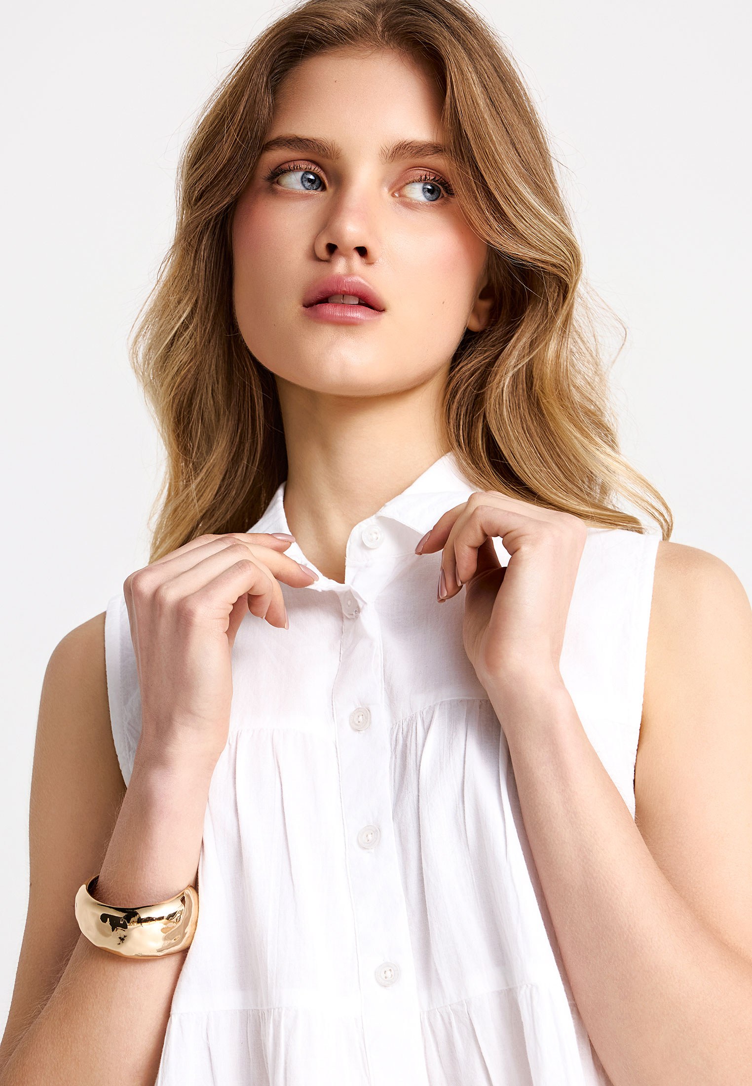 Women's Shirts Funky Buddha White