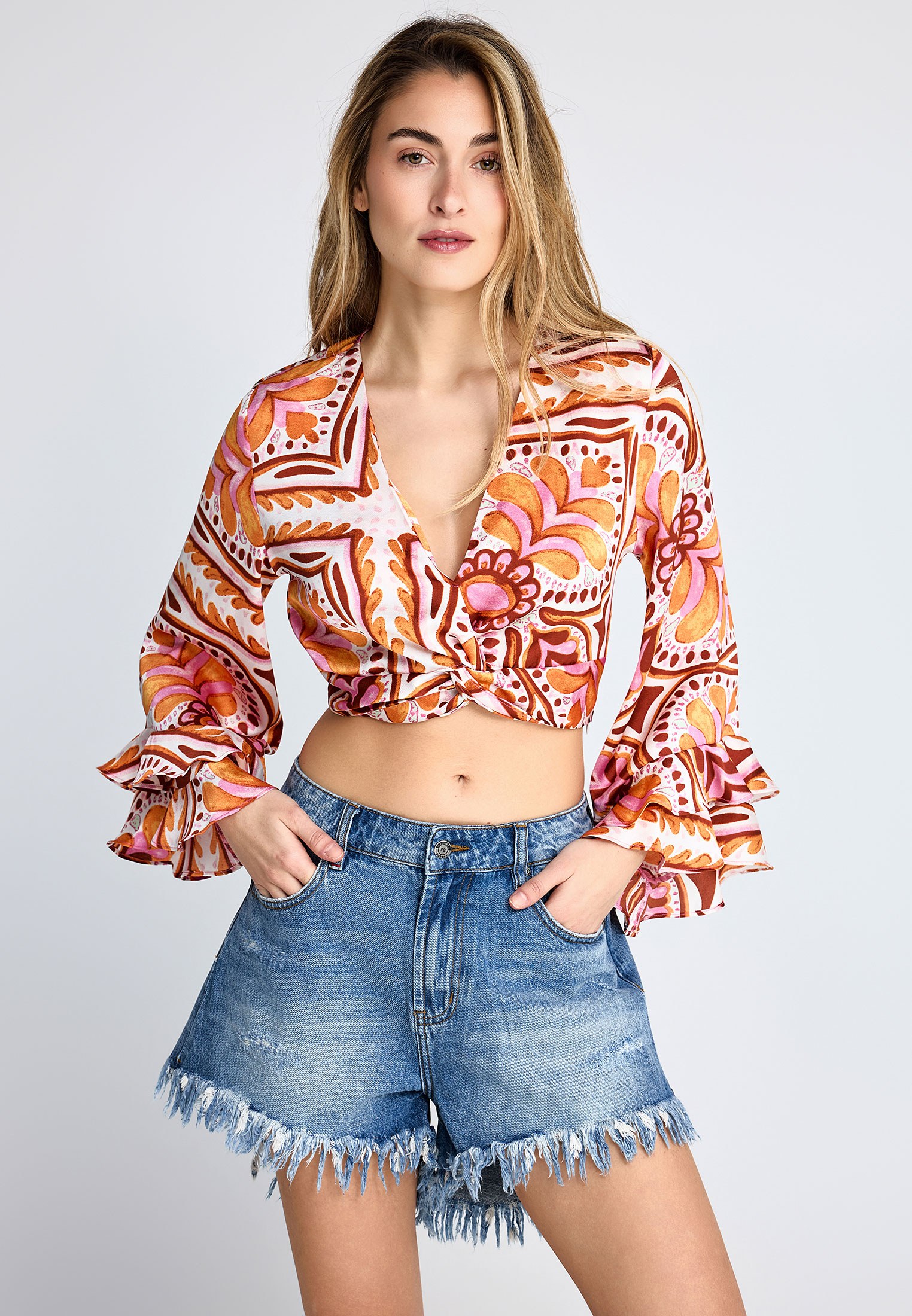 Γυναικείο τοπ με δέσιμο