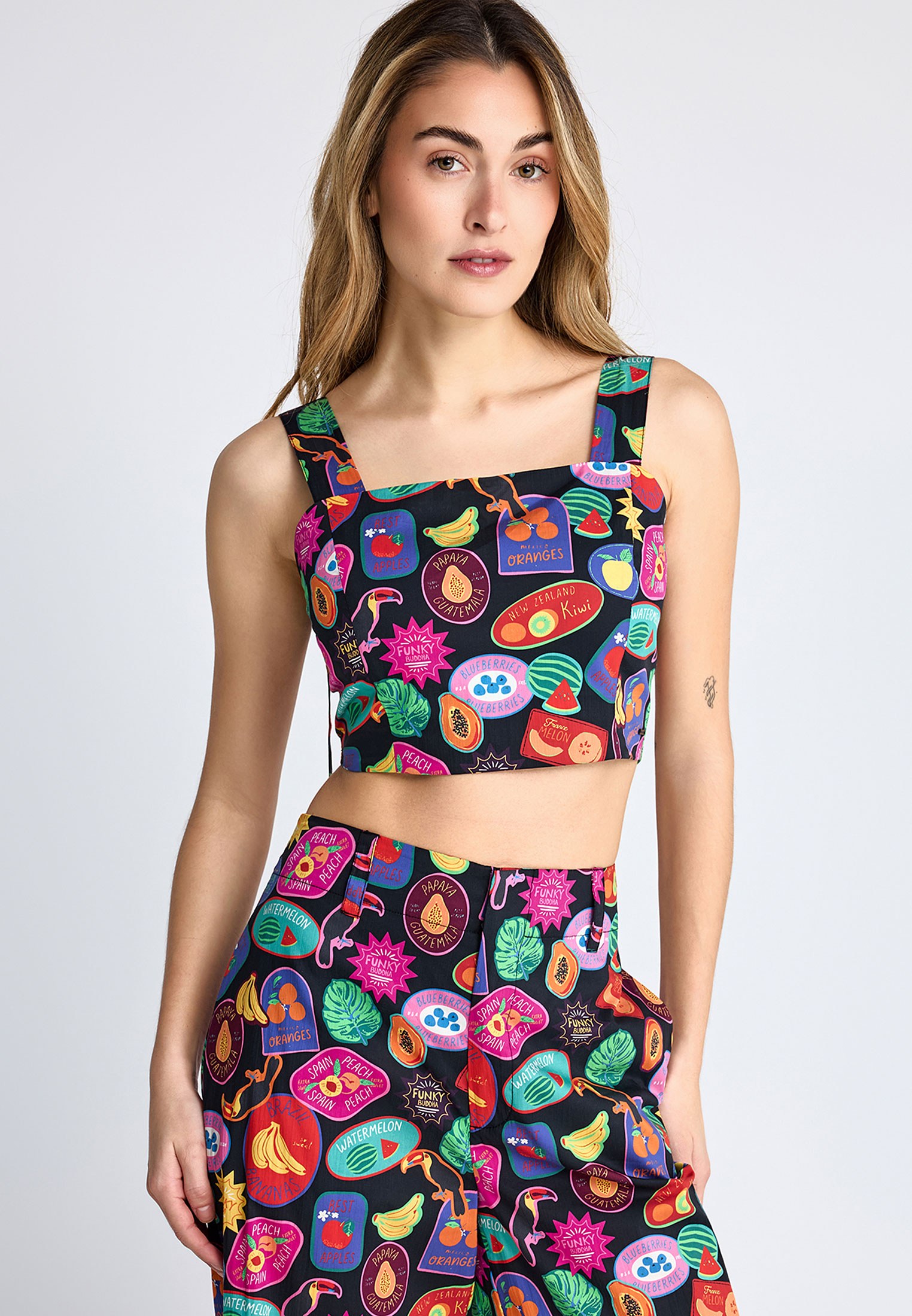 Women's Blouses Funky Buddha Multicolor