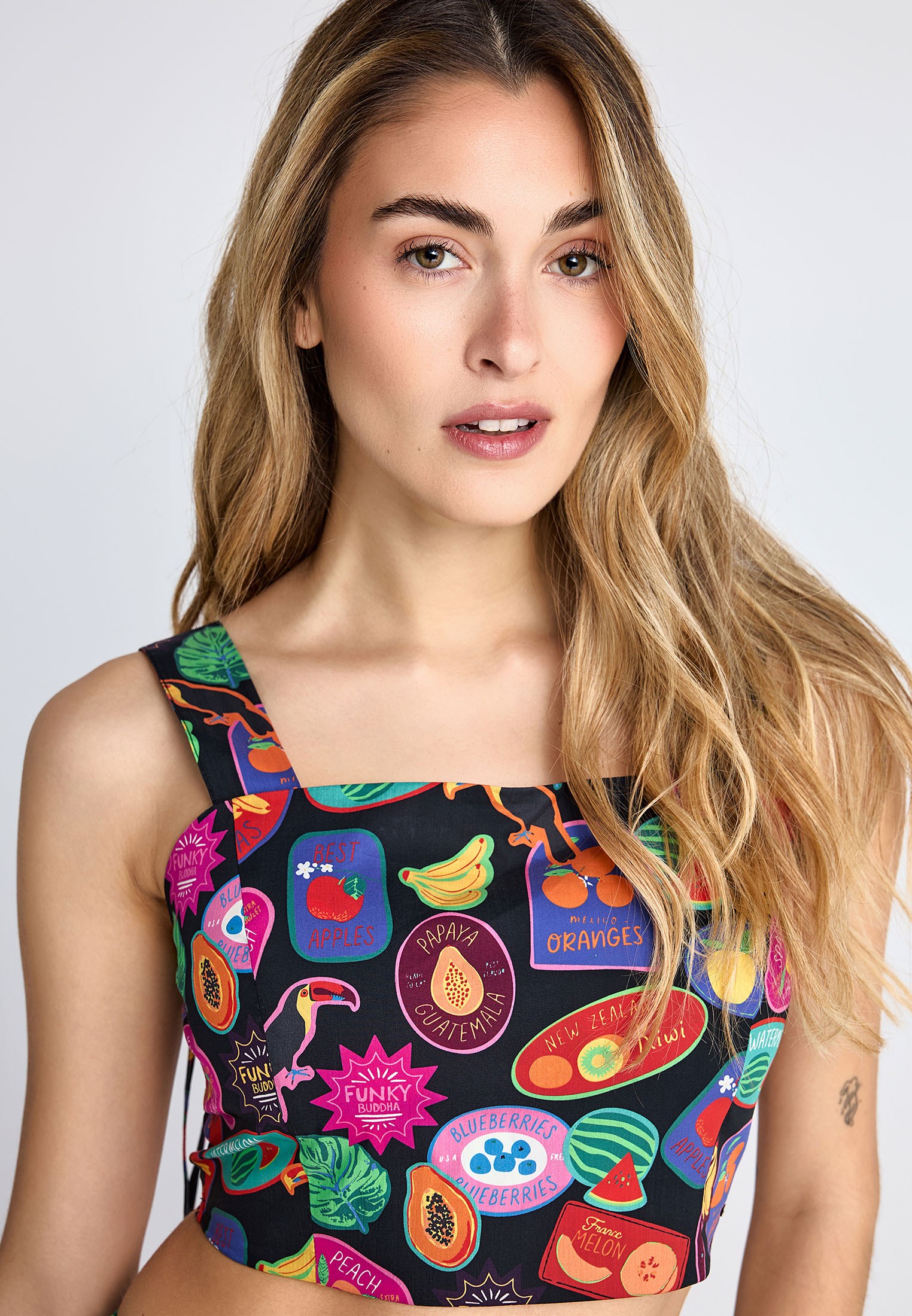 Women's Blouses Funky Buddha Multicolor