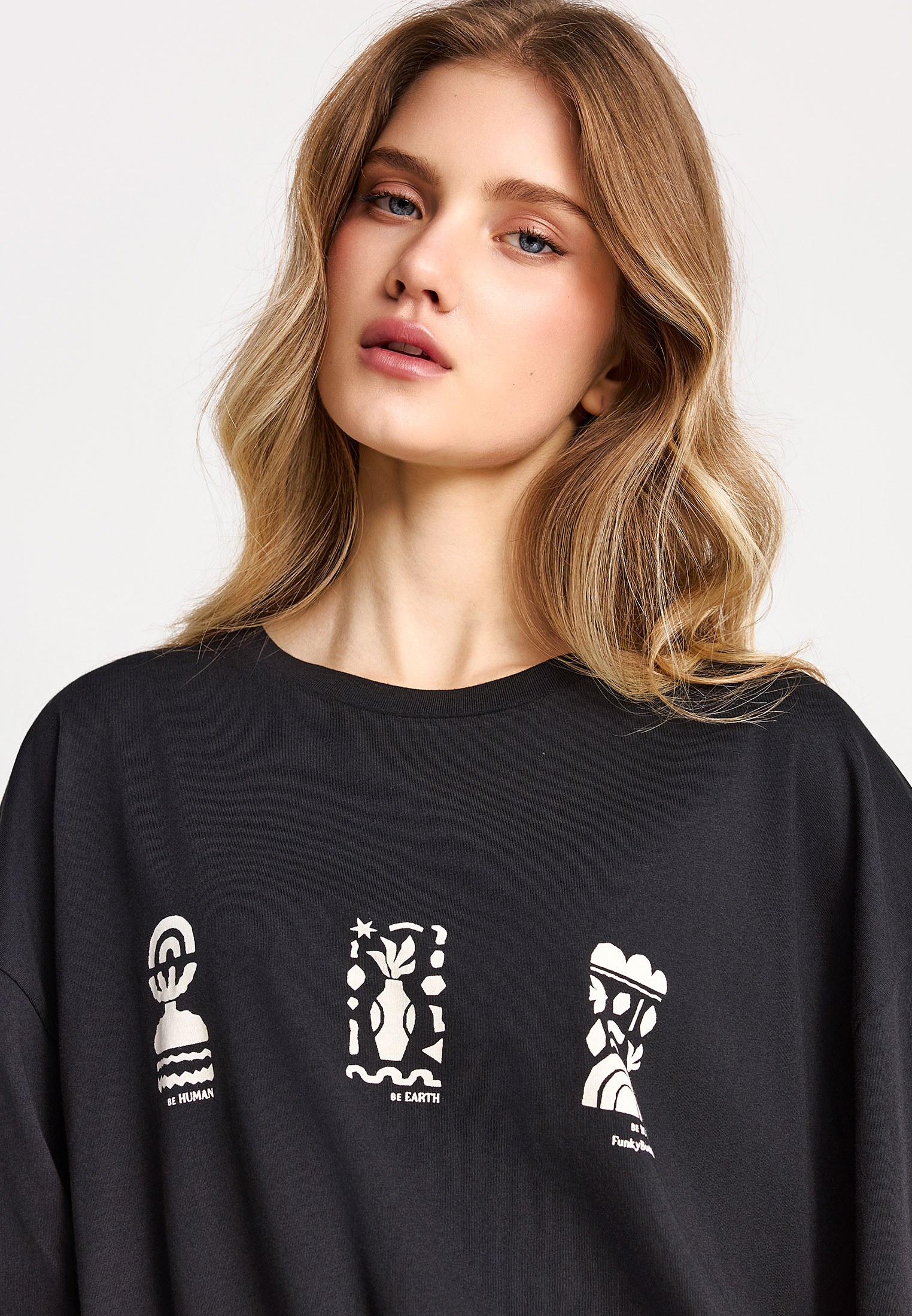 Women's Shirts Funky Buddha Black