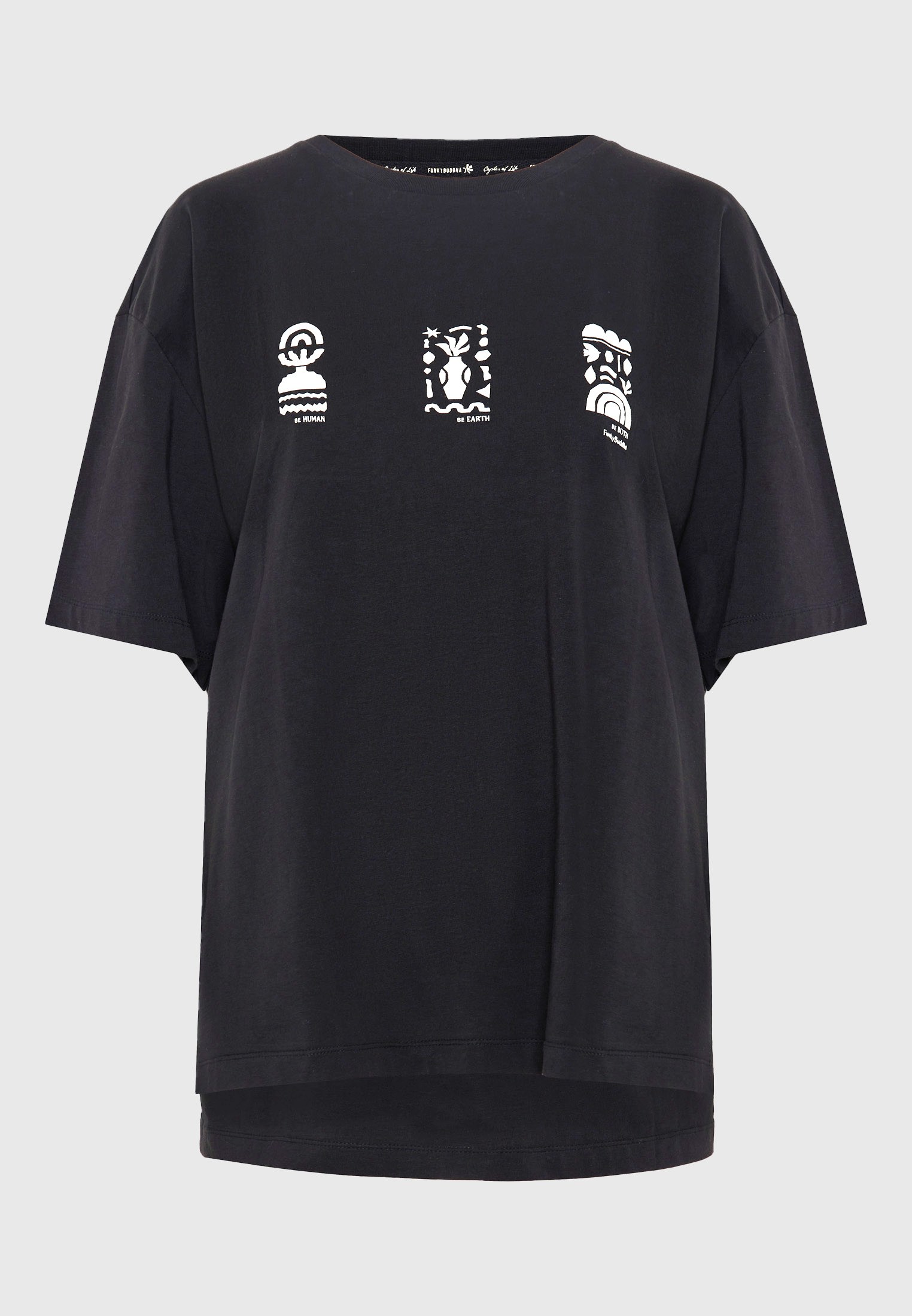 Women's Shirts Funky Buddha Black