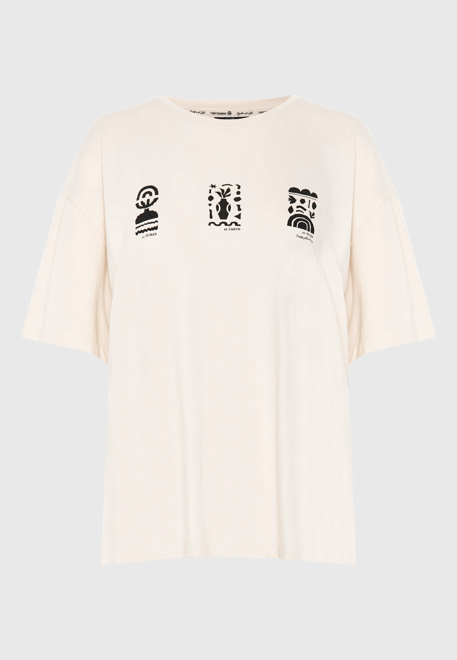 Women's Shirts Funky Buddha White