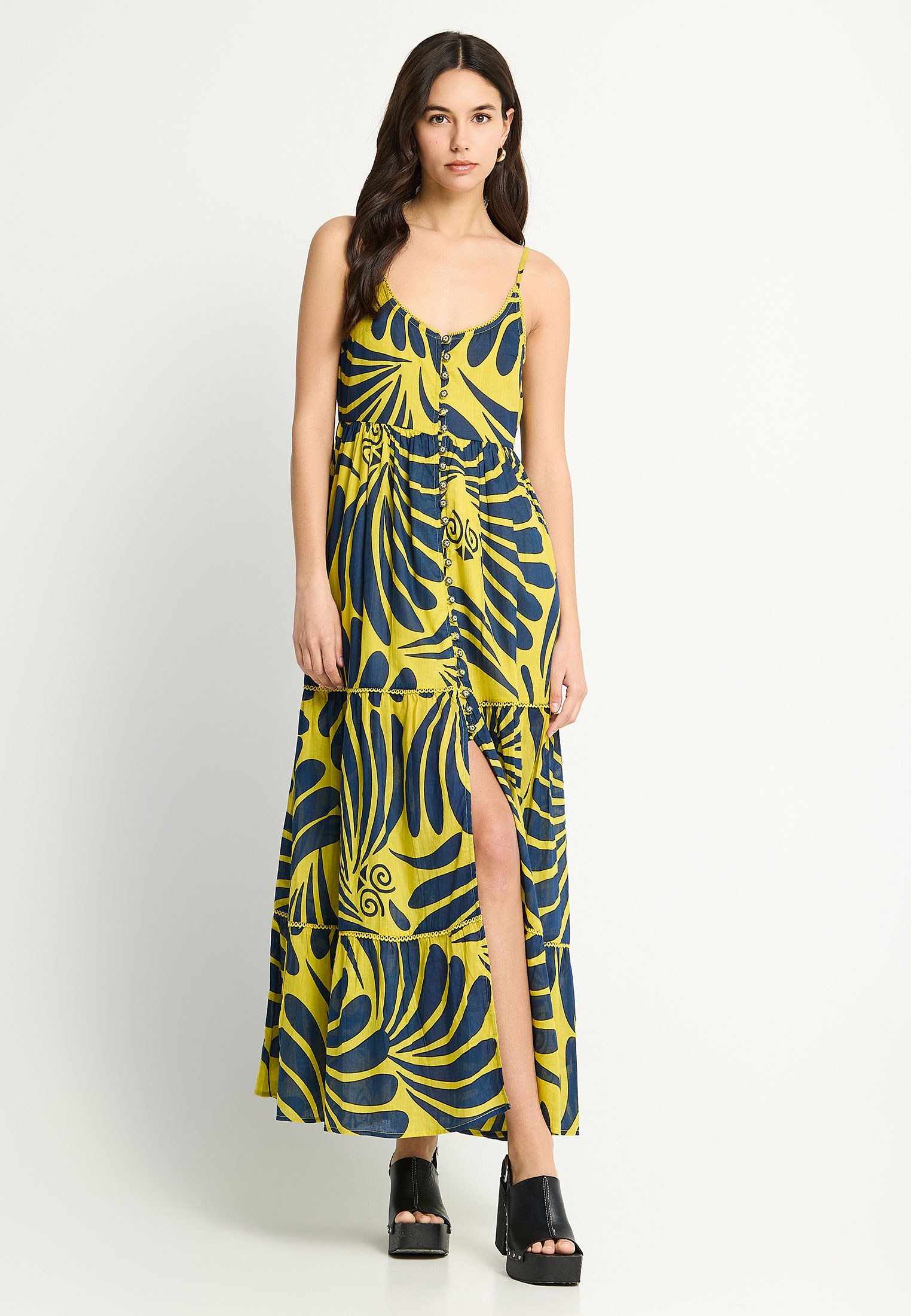 Women's Dresses Funky Buddha Yellow