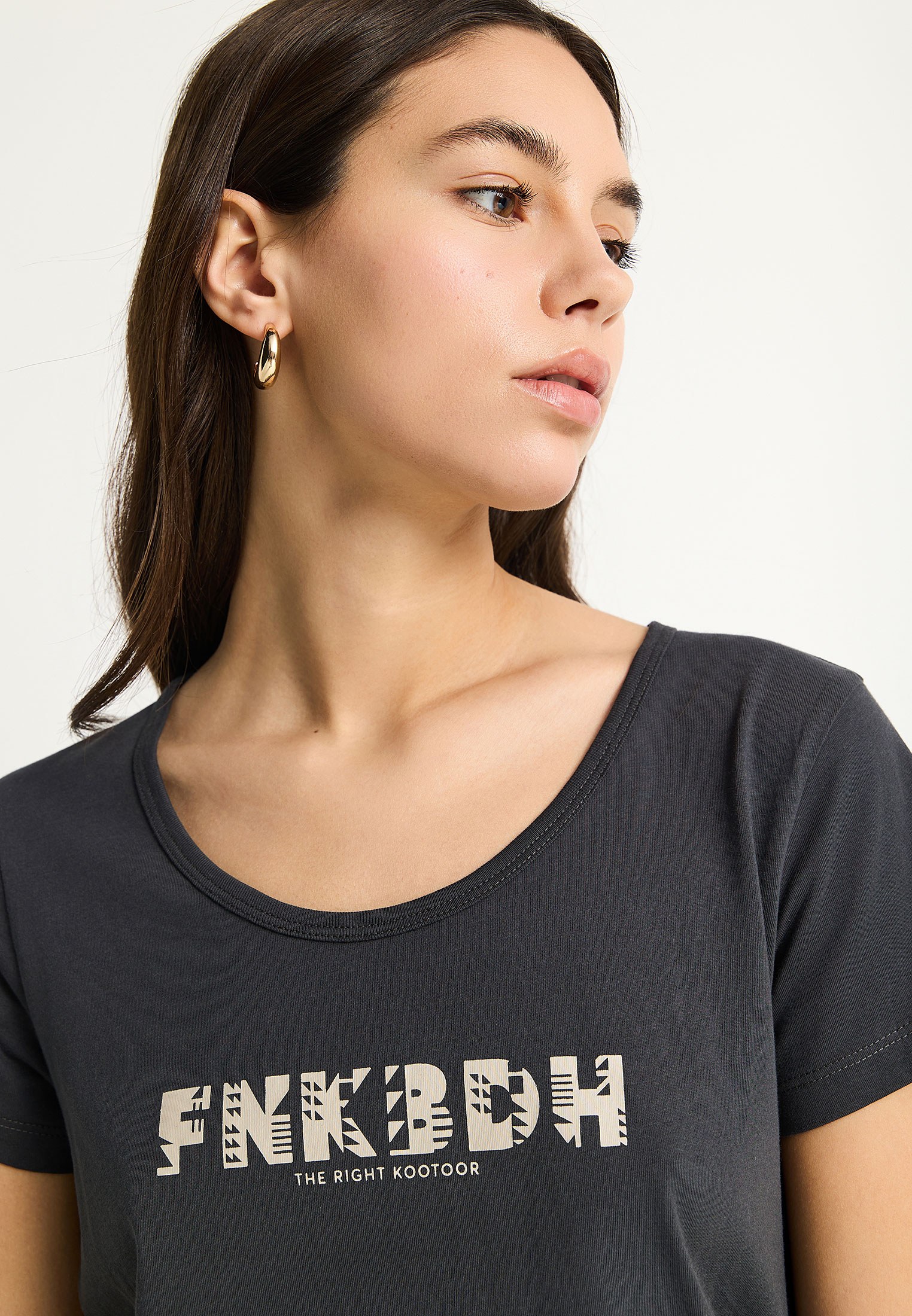 Women's Shirts Funky Buddha Gray