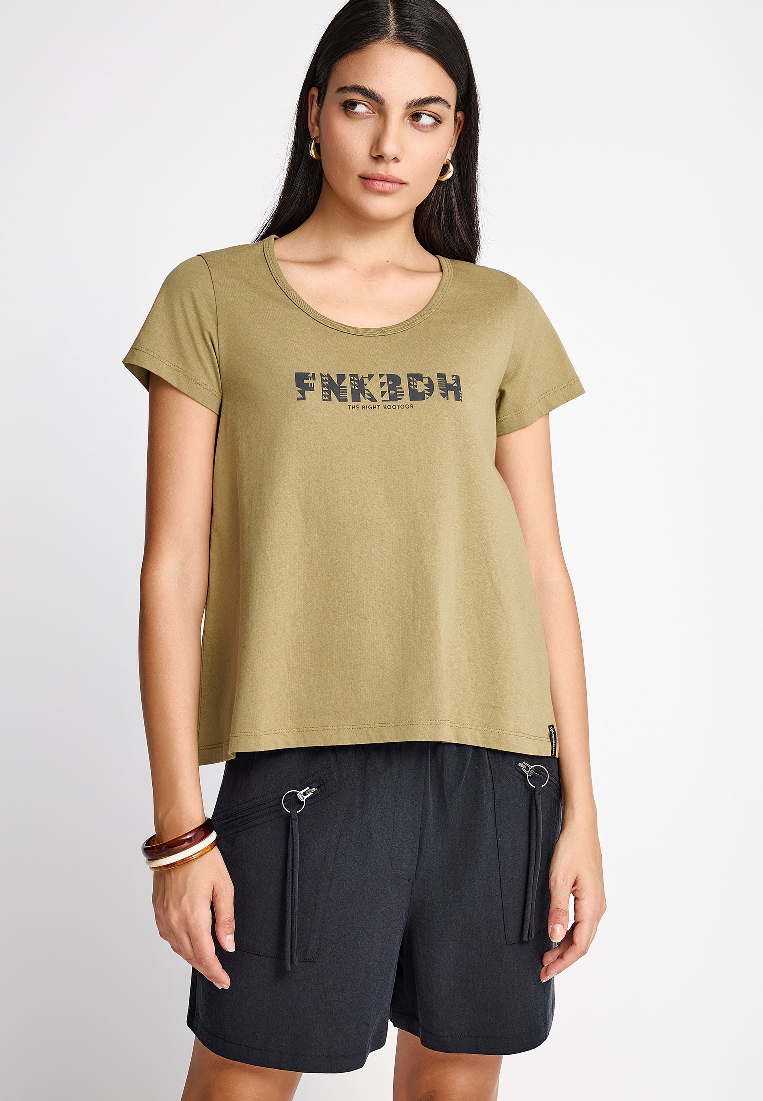 T-shirt από οργανικό βαμβάκι και τύπωμα
