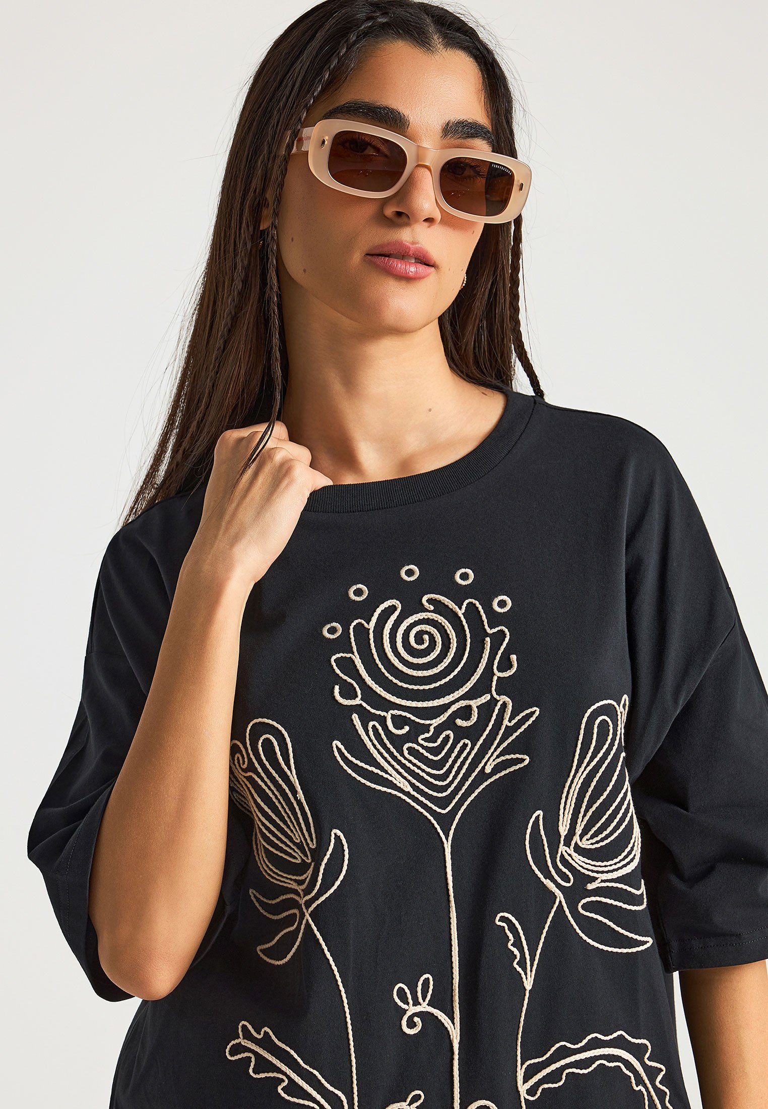 Women's Shirts Funky Buddha Black