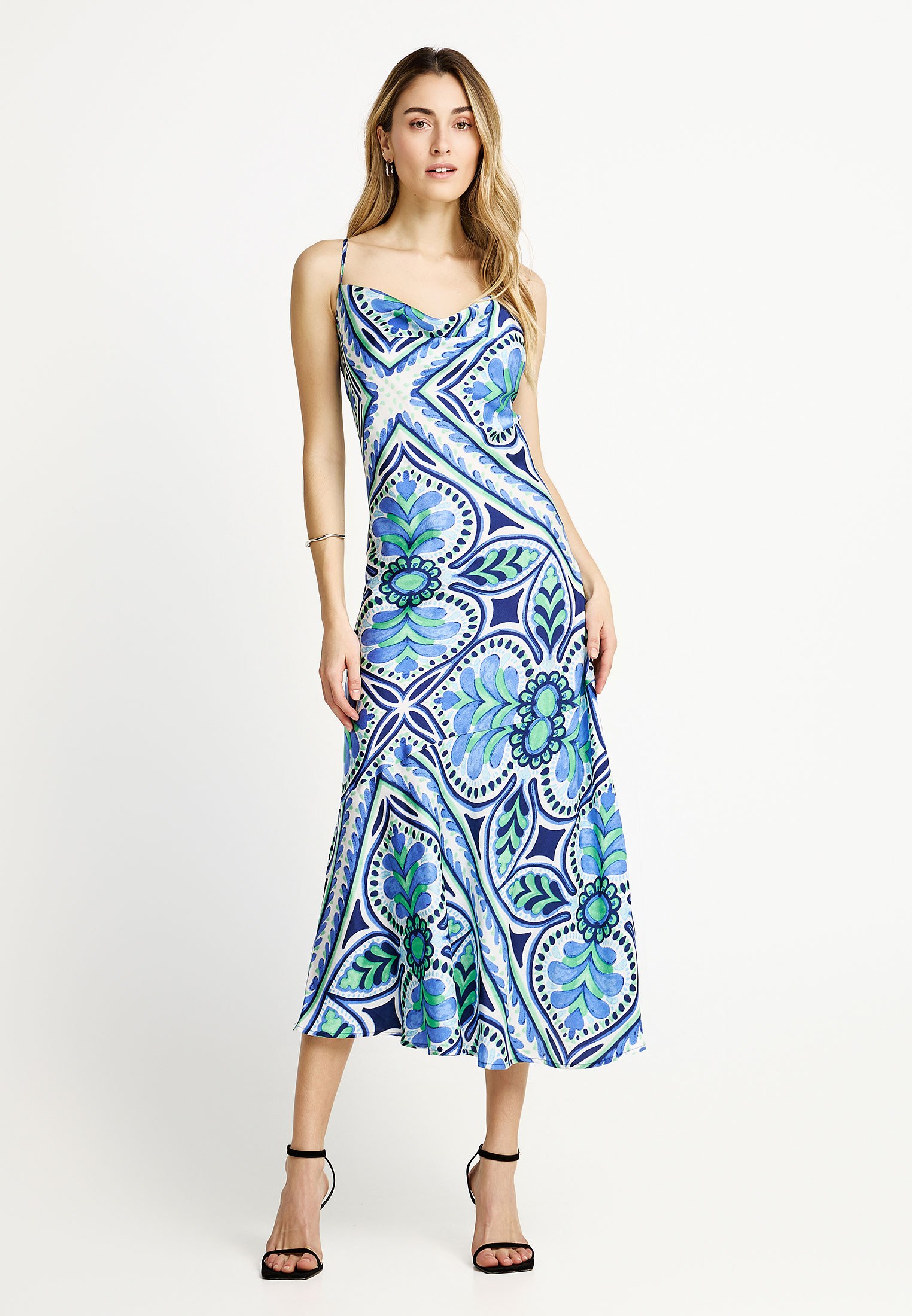 Γυναικείο έθνικ midi φόρεμα