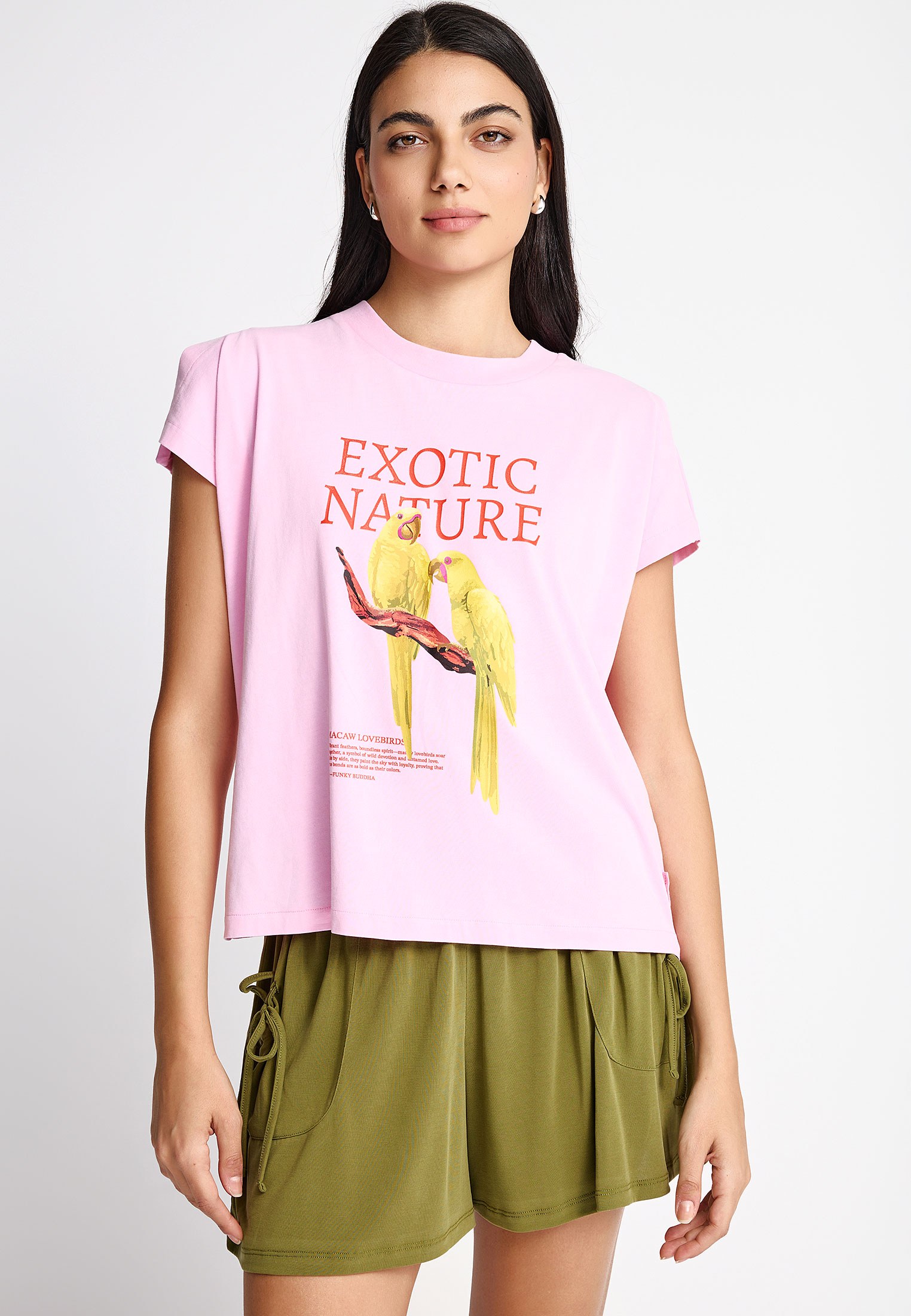 Γυναικείο loose t-shirt με τύπωμα