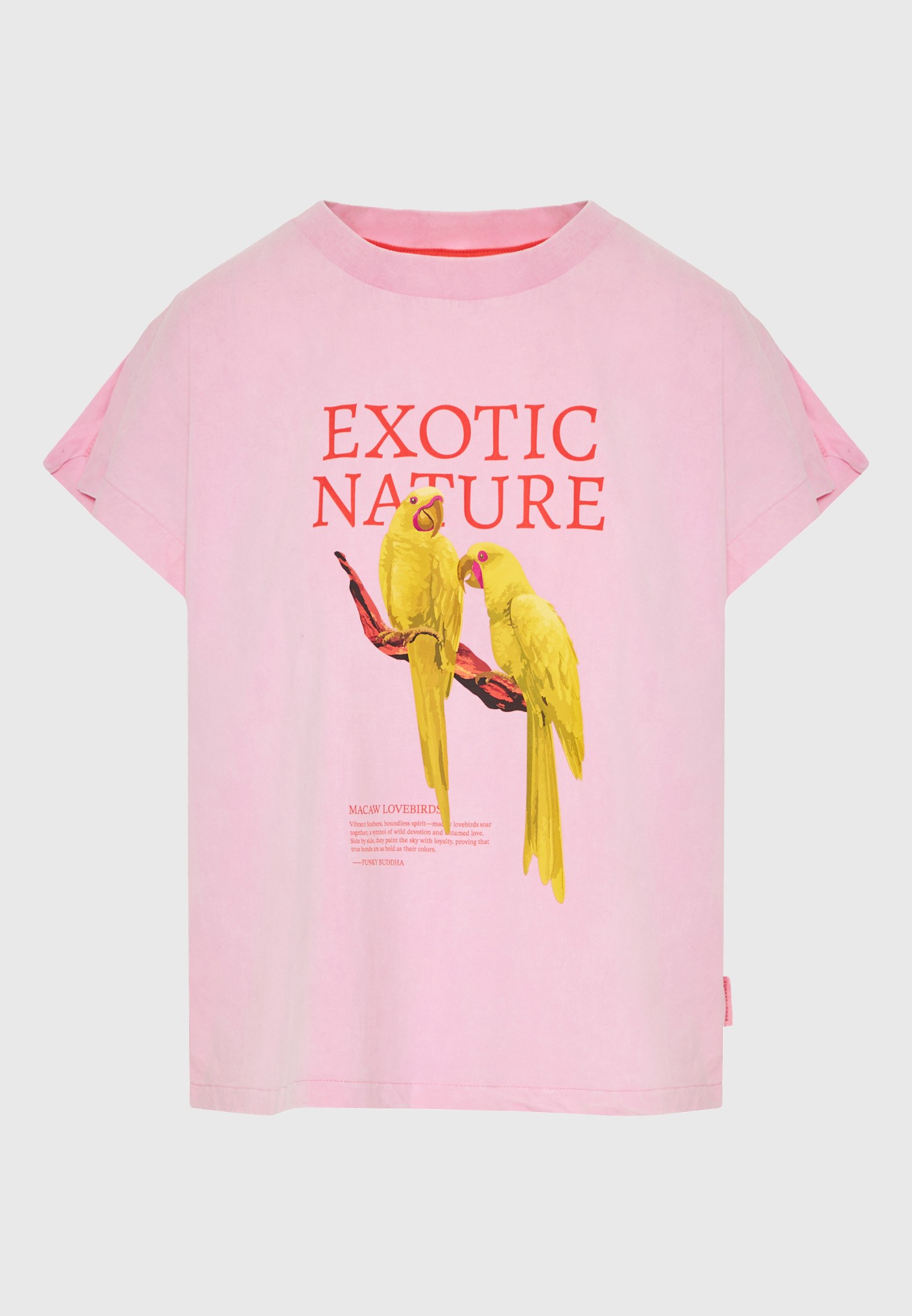 FUNKY BUDDHA - ΣΗΜΑΝΤΙΚΟ: Σε περίπτωση διαφοράς τιμής από το κατάστημα ισχύει παντα και μόνο η τιμή του καταστήματος Γυναικείο loose t-shirt με τύπωμα