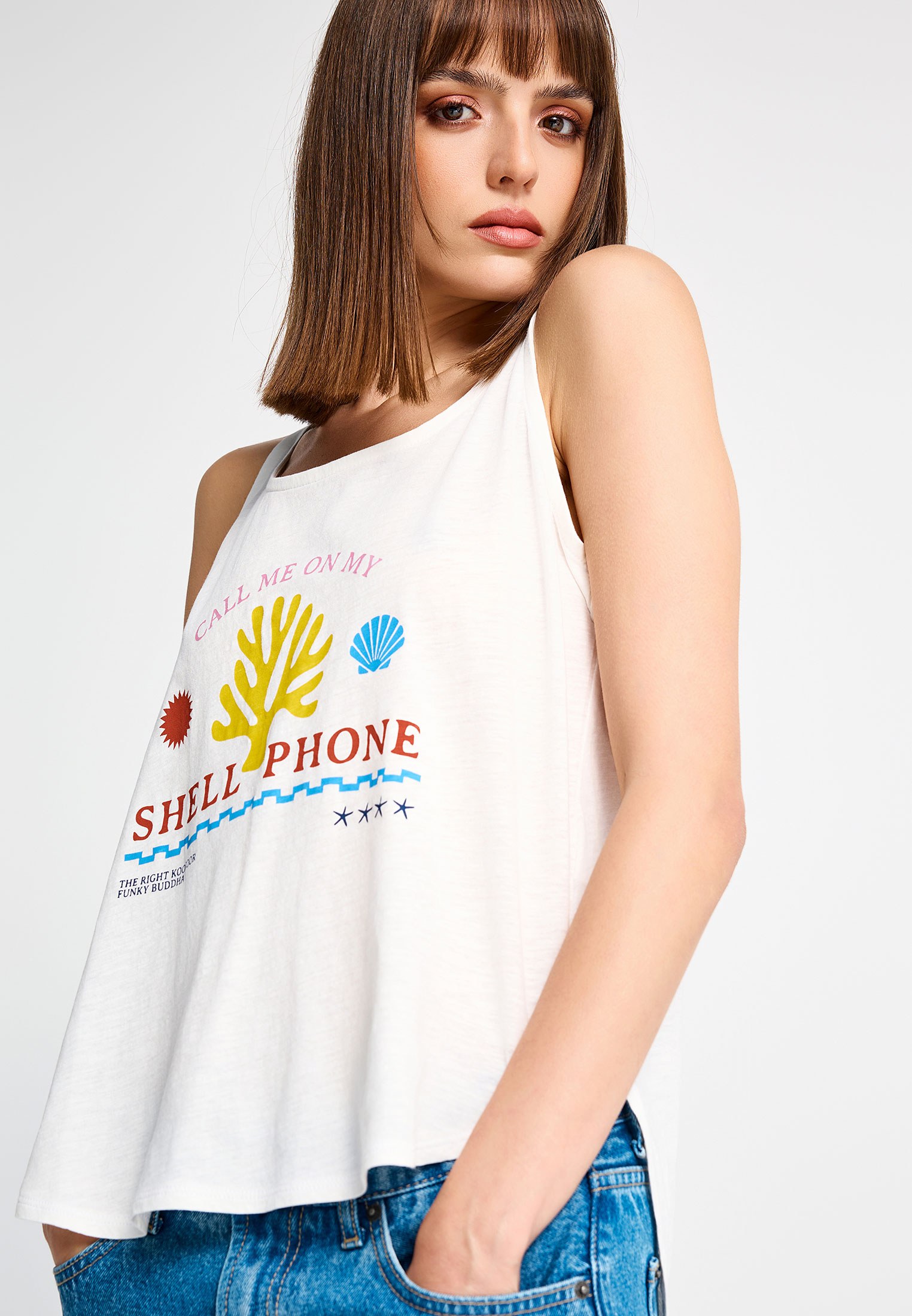Γυναικείο tank top με τύπωμα
