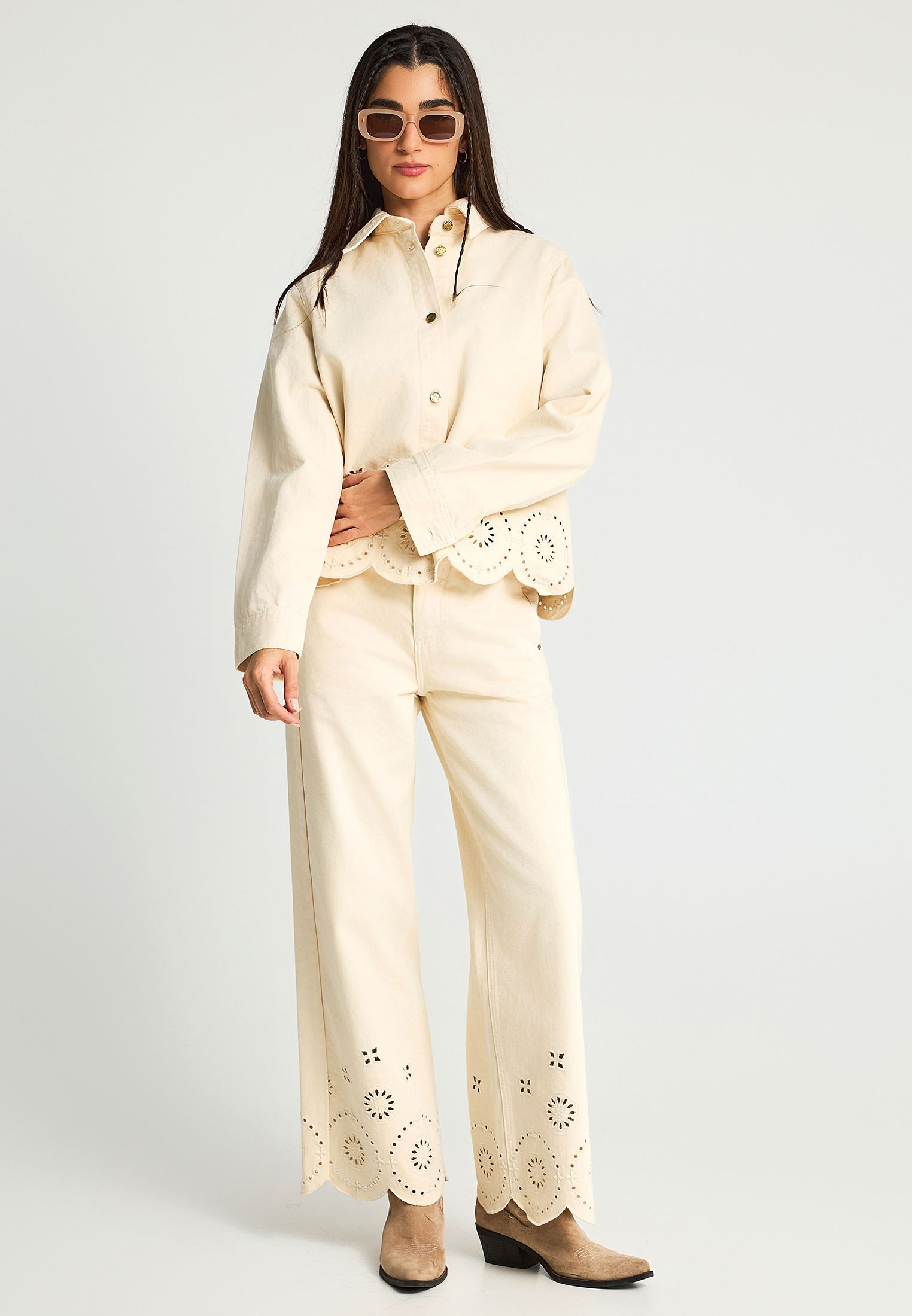 Women's Jackets Funky Buddha White