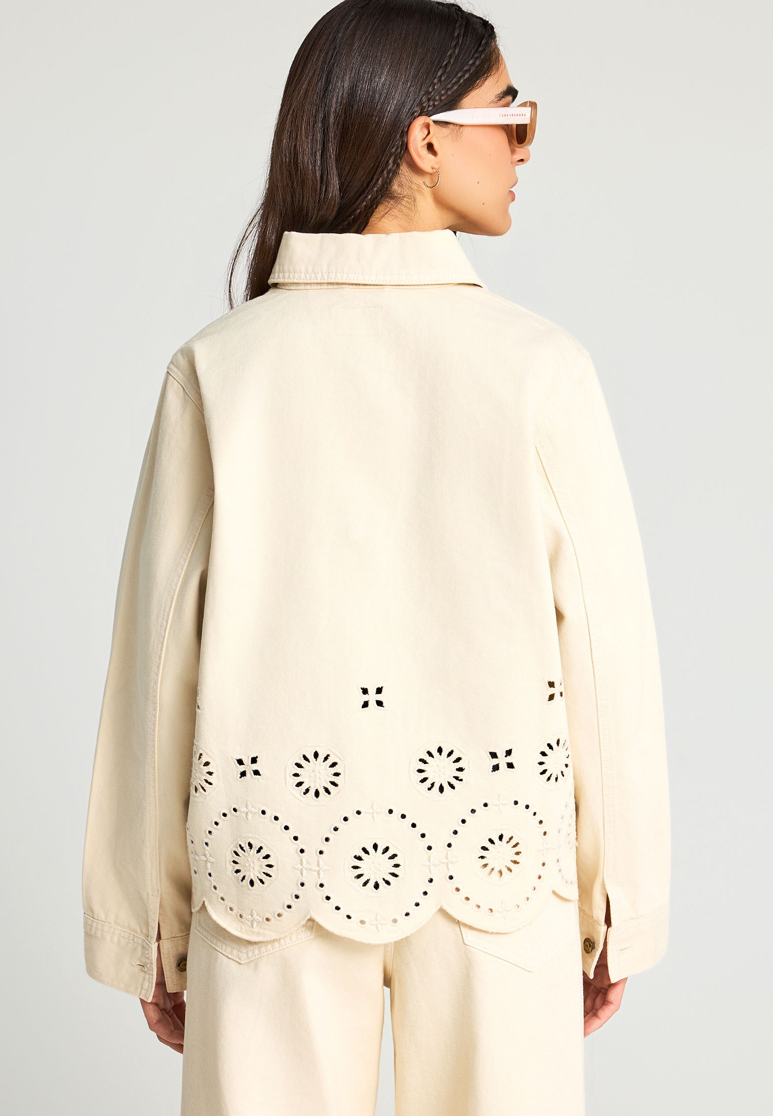 Women's Jackets Funky Buddha White