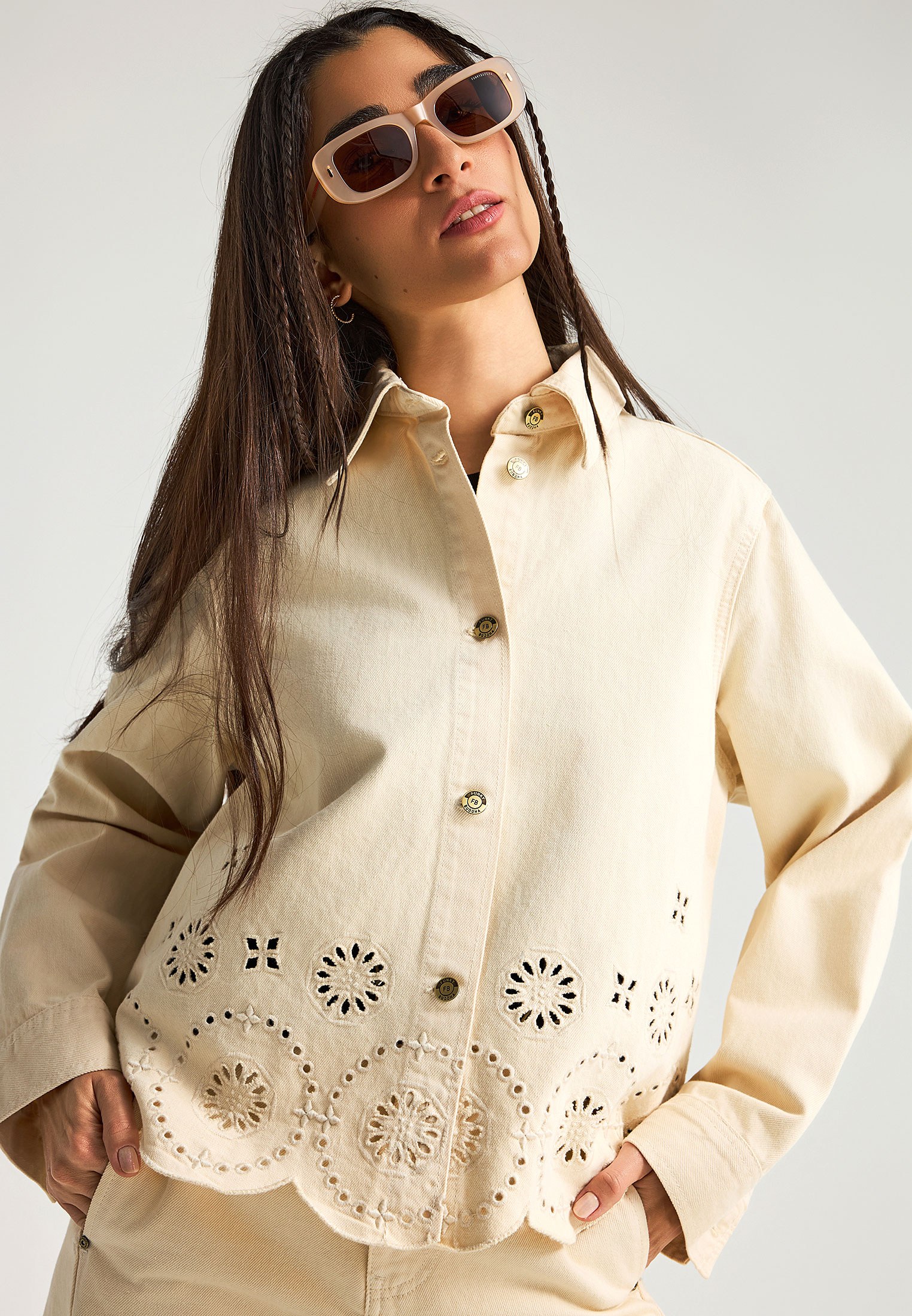 Women's Jackets Funky Buddha White