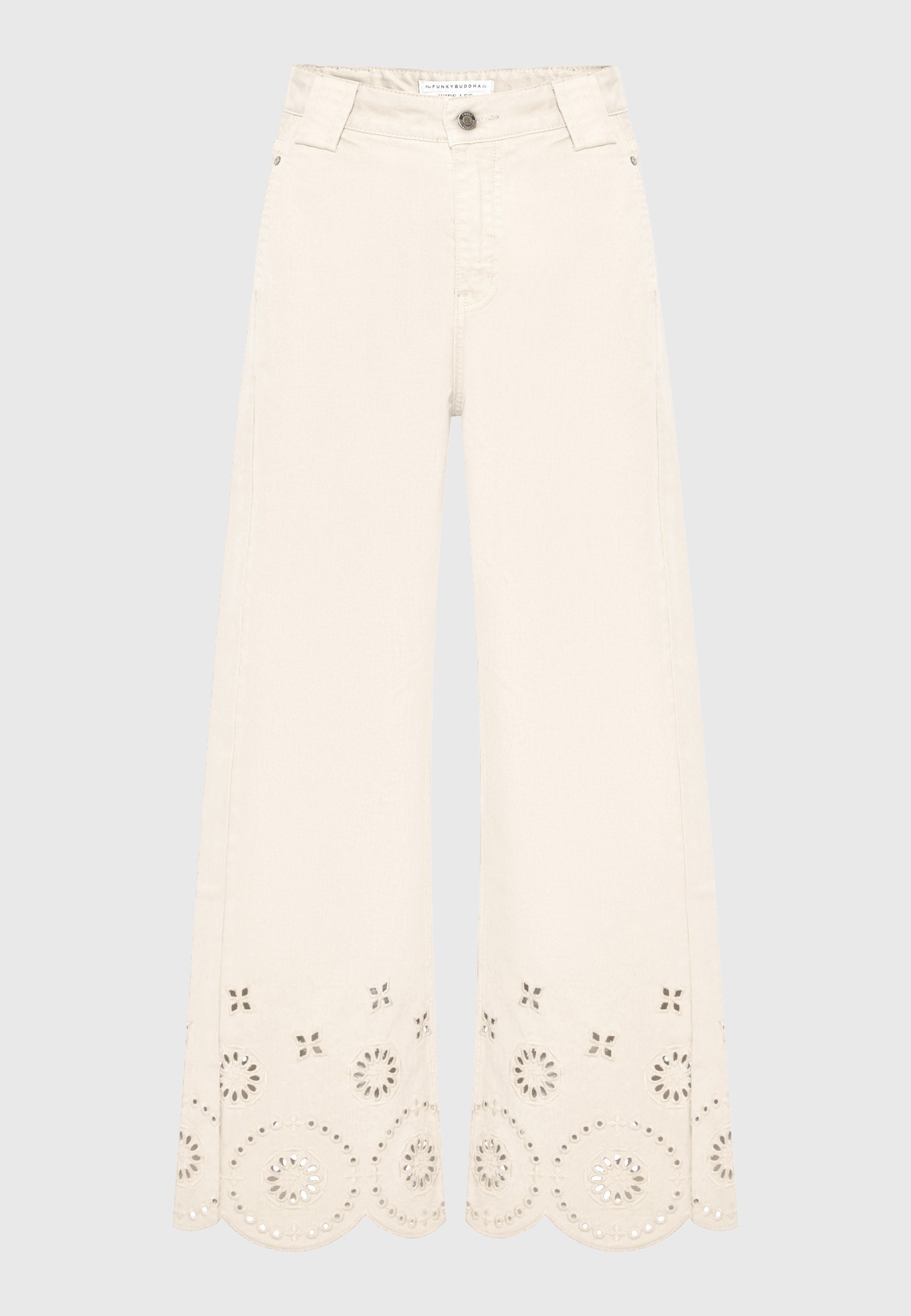 Women's Jeans Funky Buddha White
