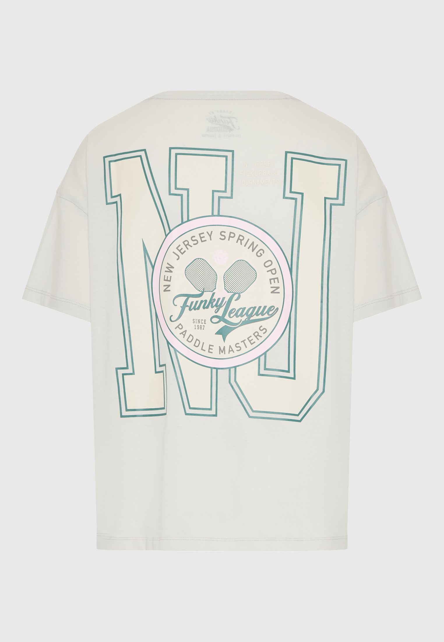 Γυναικείο βαμβακερό t-shirt με τύπωμα στην πλάτη