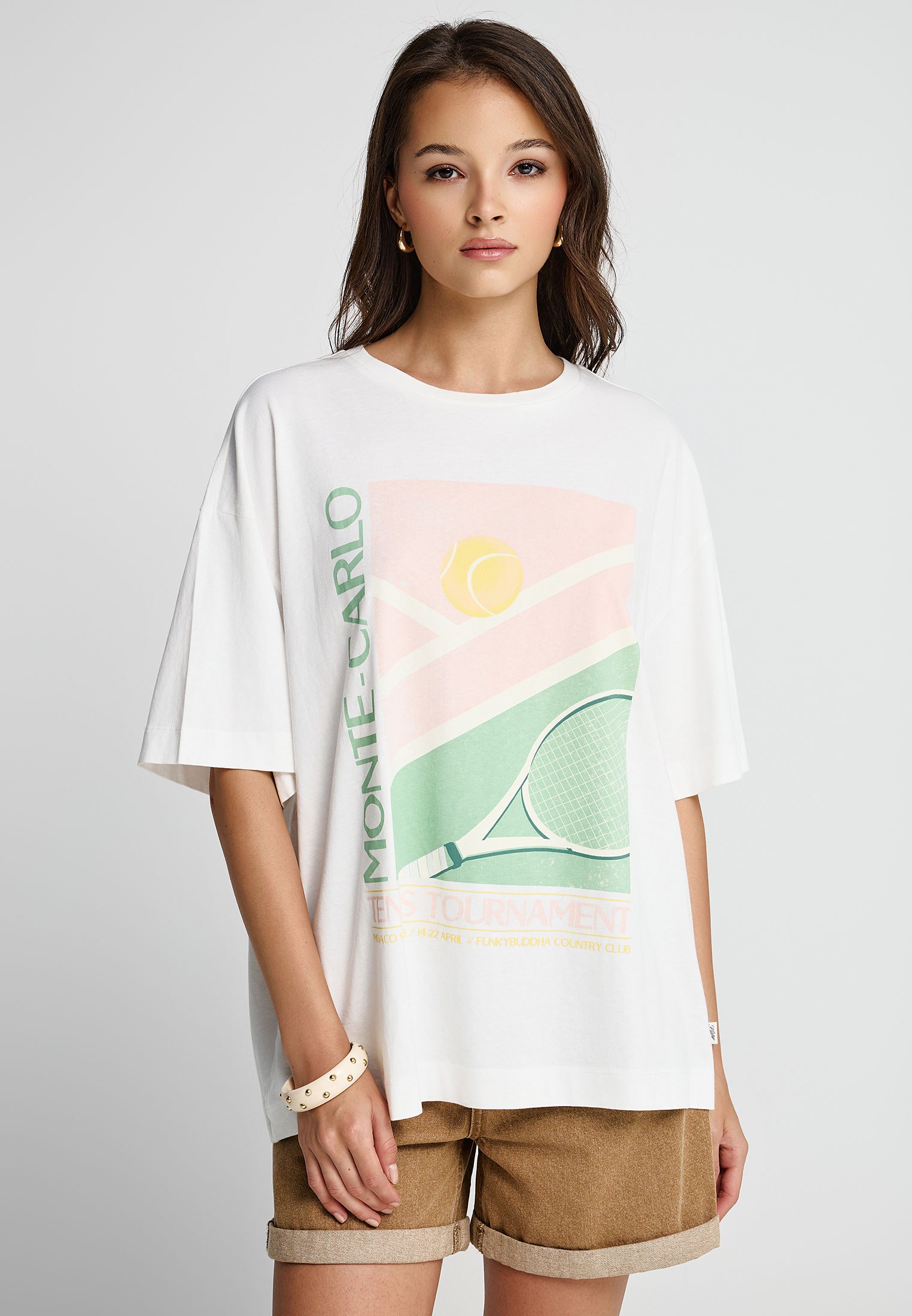 Γυναικείο βαμβακερό t-shirt με τύπωμα