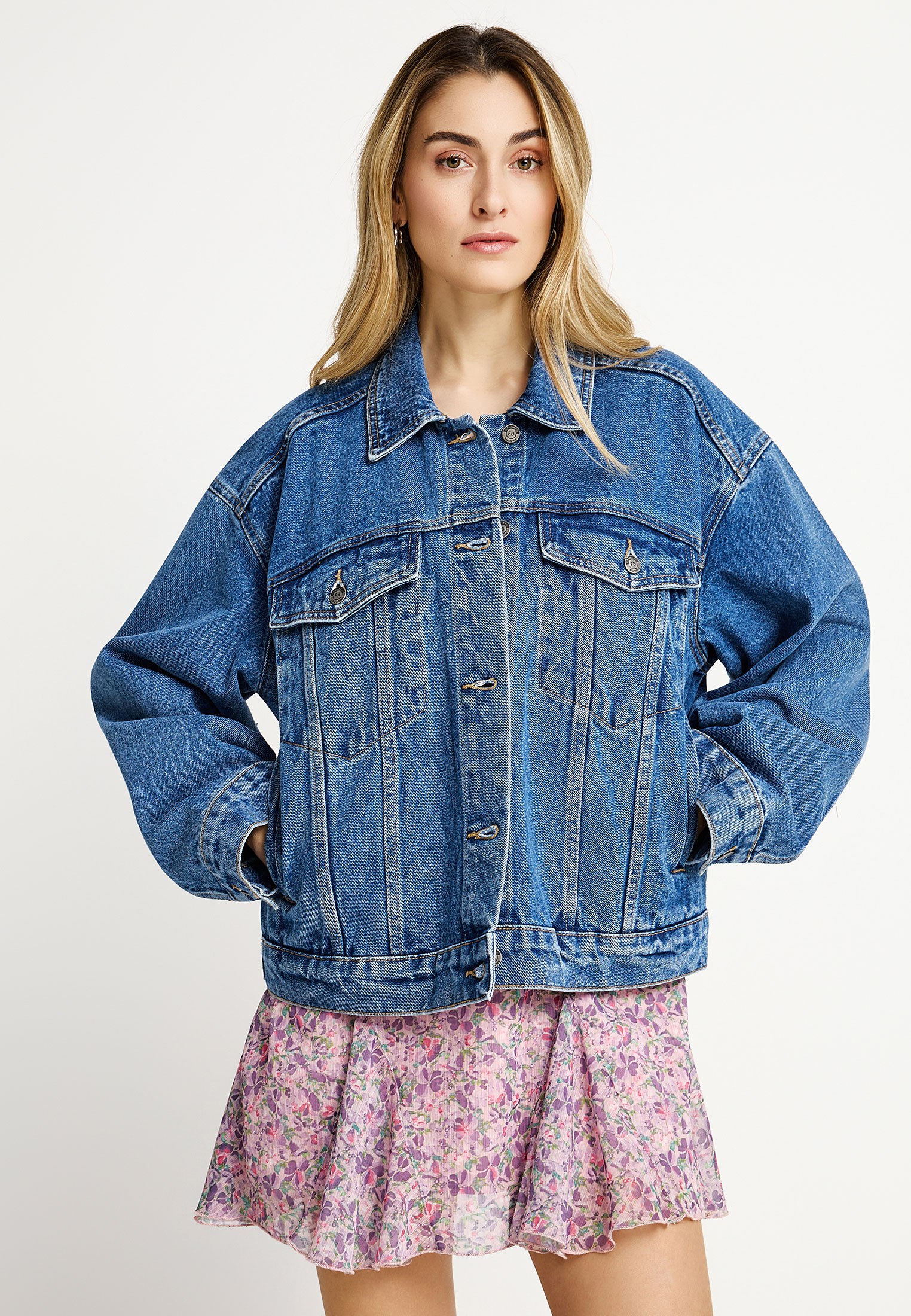 Γυναικείο jean μπουφάν