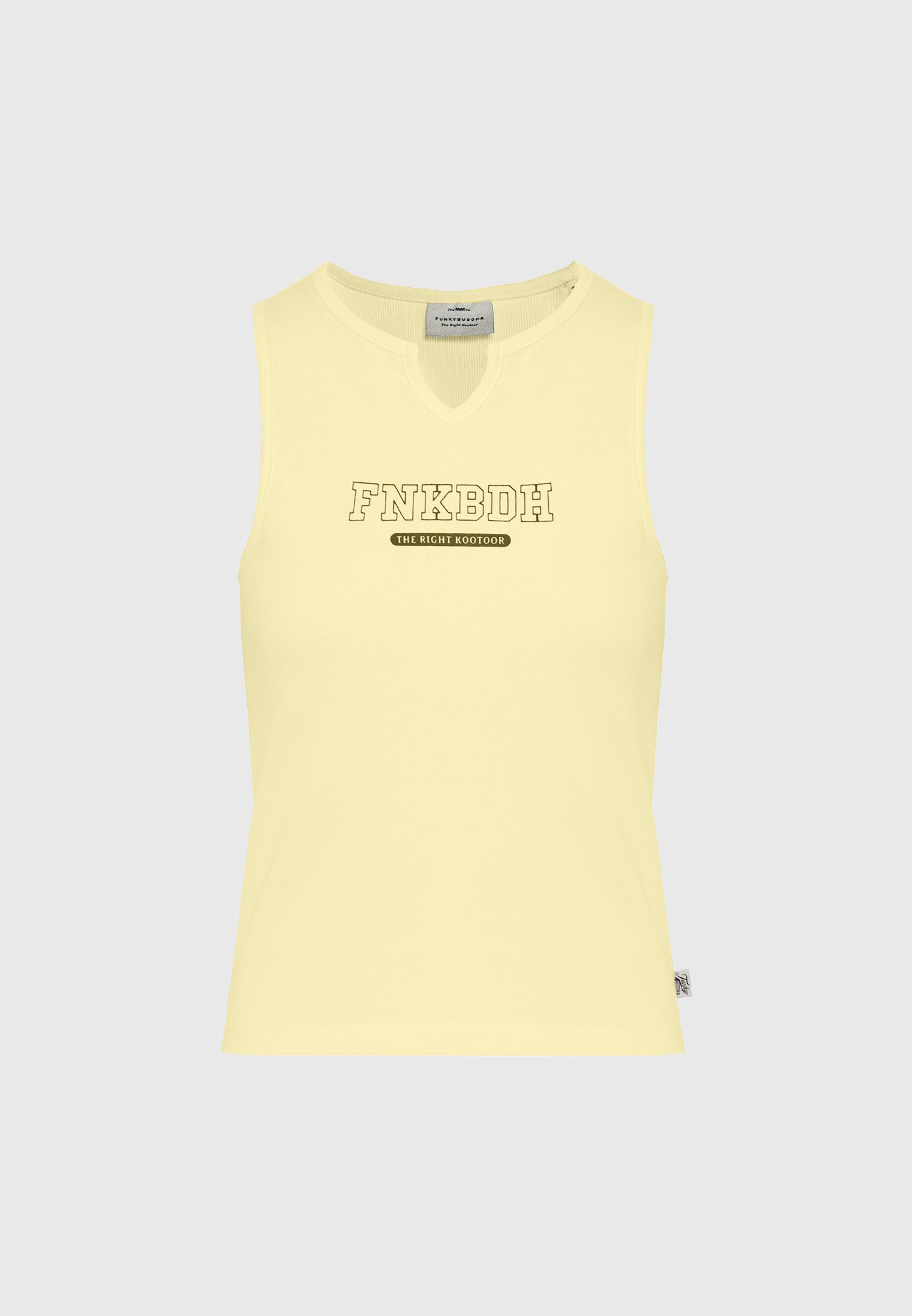 FUNKY BUDDHA Γυναικείο tank top με τύπωμα