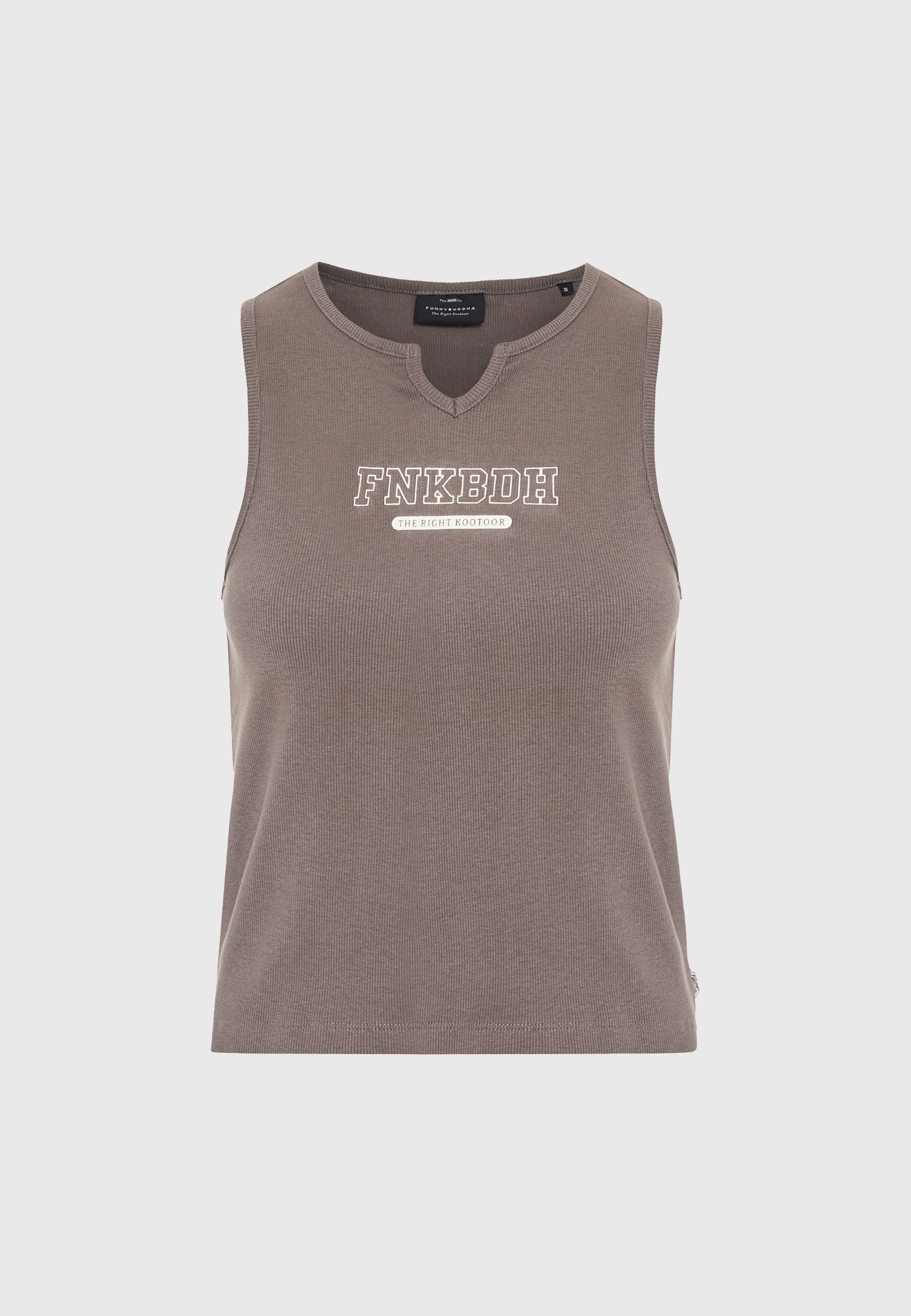 FUNKY BUDDHA Γυναικείο tank top με τύπωμα