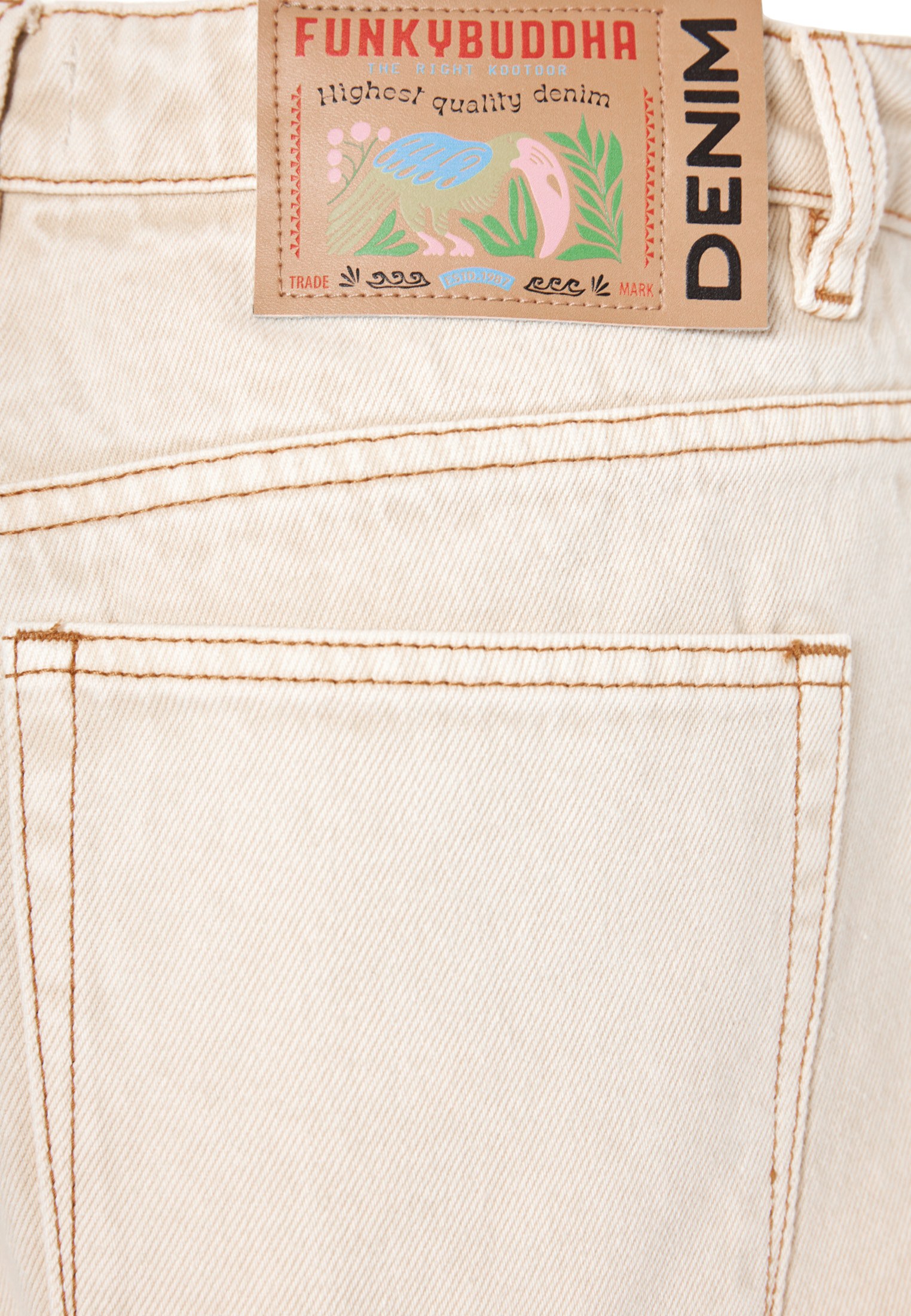 Women's Jeans Funky Buddha White