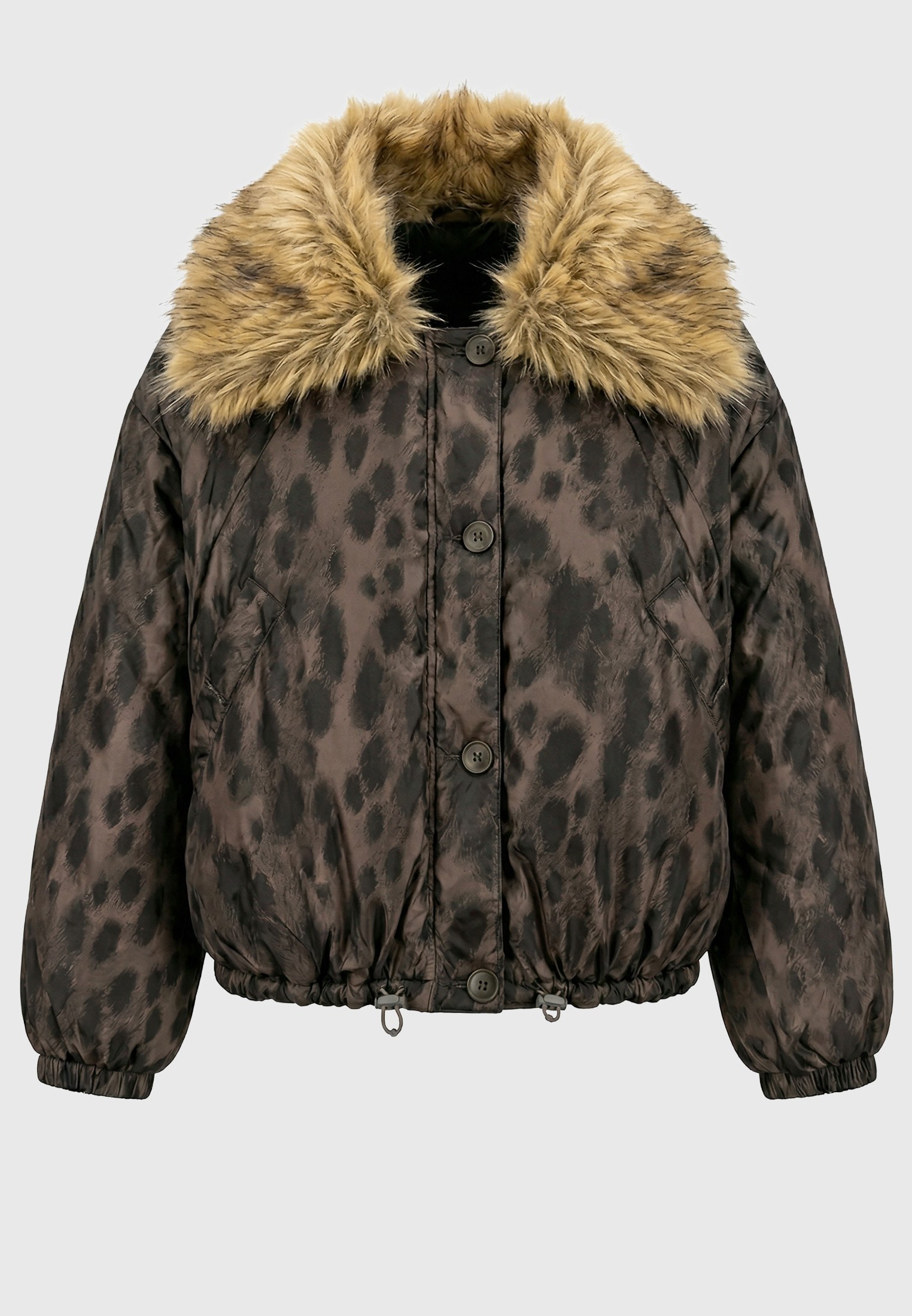 Γυναικείο jjacket διπλής όψης με αποσπώμενο γιακά
